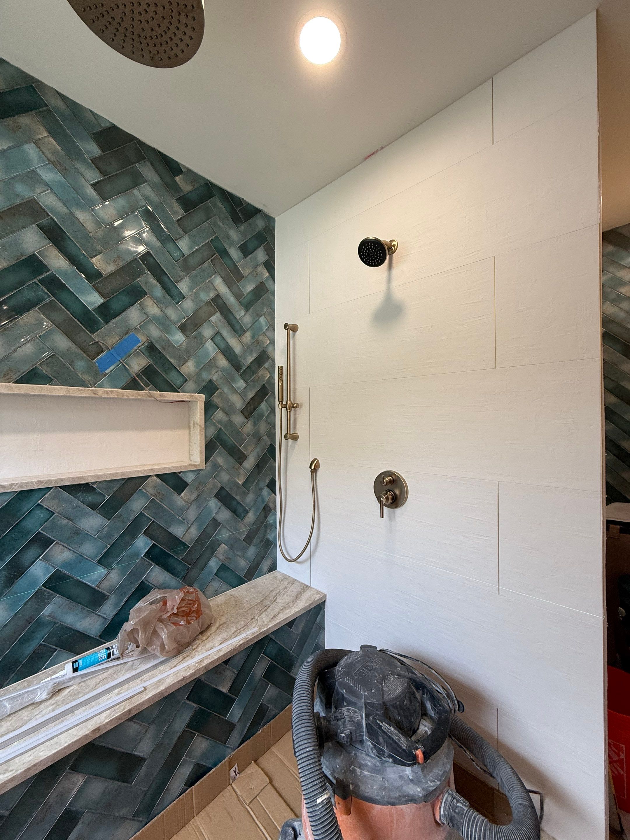 Master Bathroom, Main Floors & Powder Room - Delray Beach by Hevi Tile