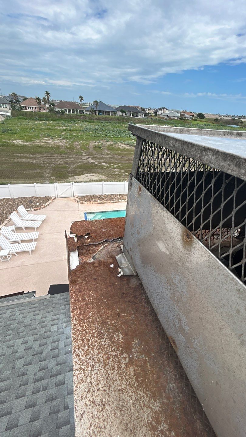 Chimney Cap & Chase Replacement using Galvanized Chimney Cap & Chase by Lighthouse Roofing