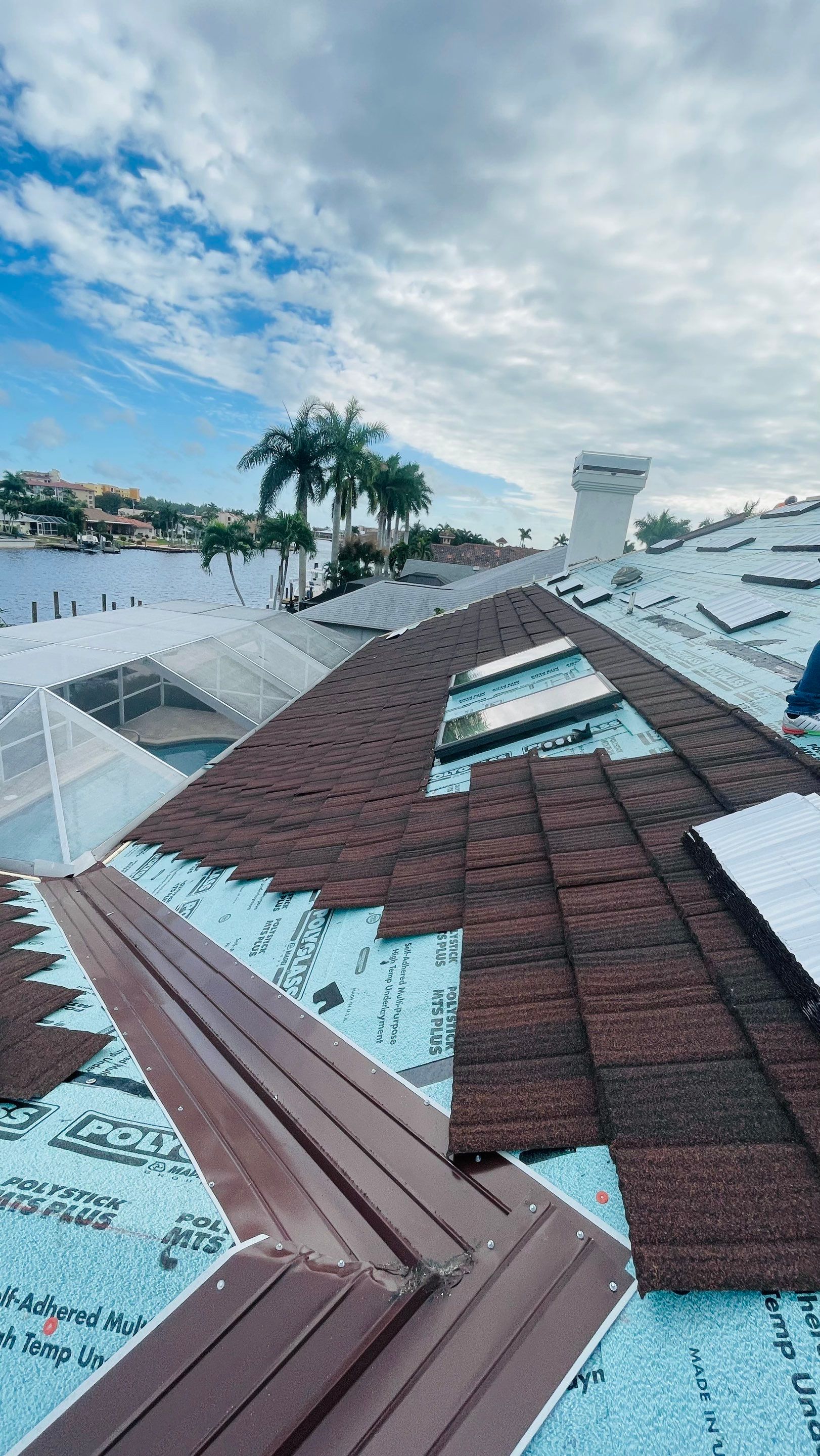 Residential Roofing Installation using Westlake (Boral) Stone Coated Steel in Cape Coral by Four Peaks Roofing