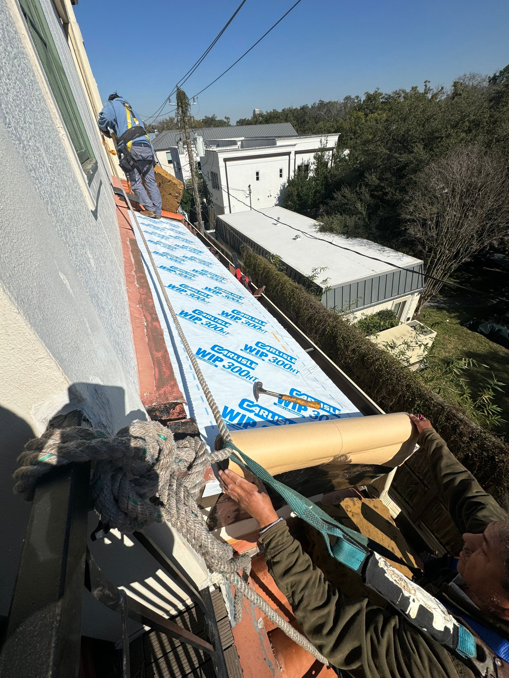 Project in Houston, TX by Associates Roofing Unlimited 