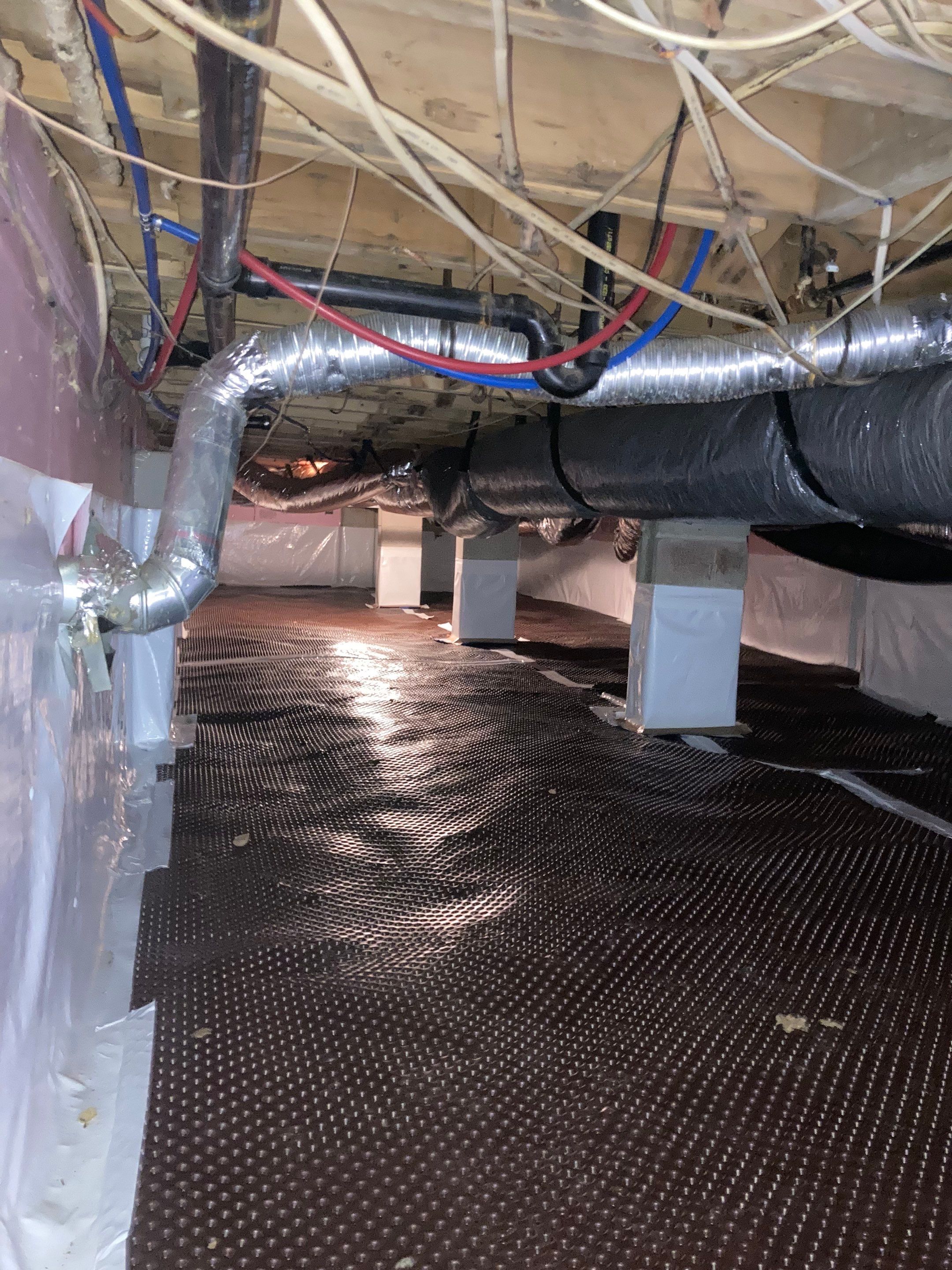 Crawlspace repair using cleanspace by Burke Home Services