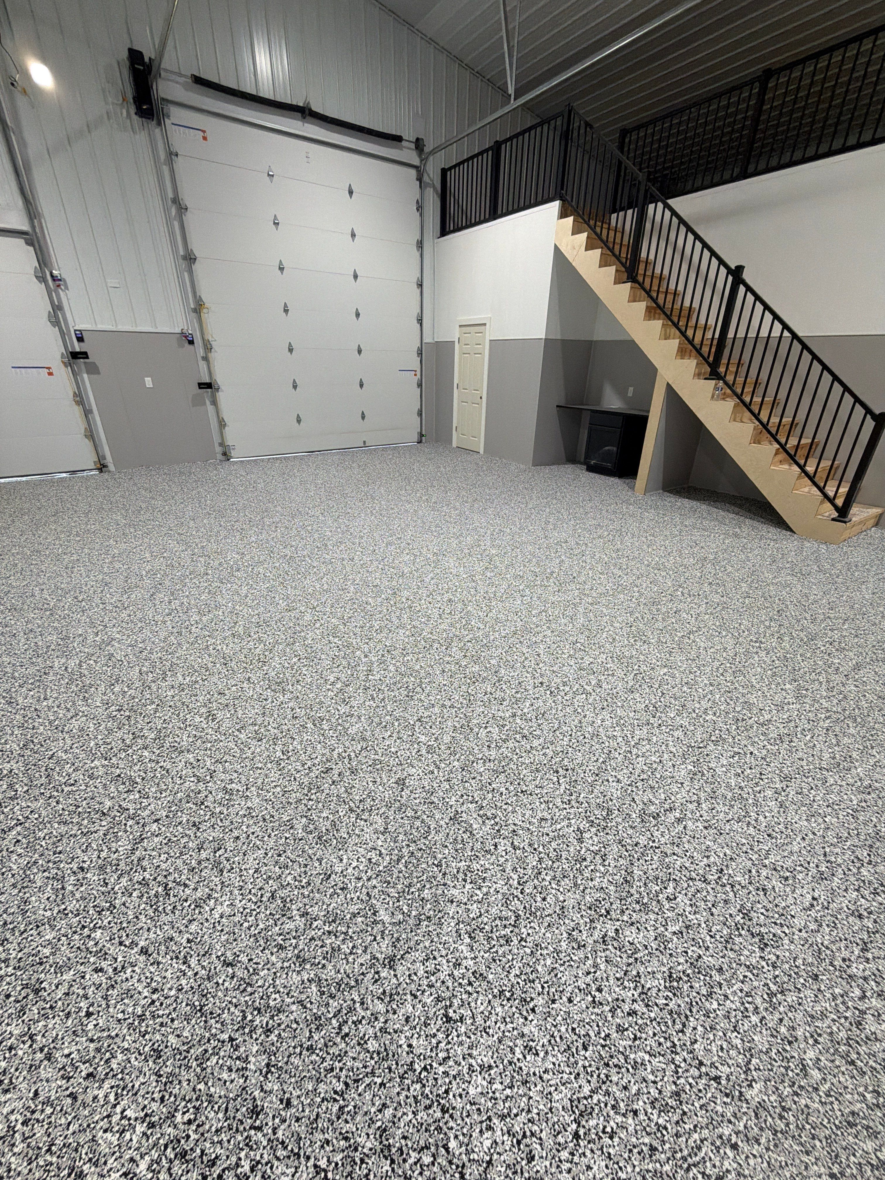 Pole Barn by Freedom Concrete Coatings. 