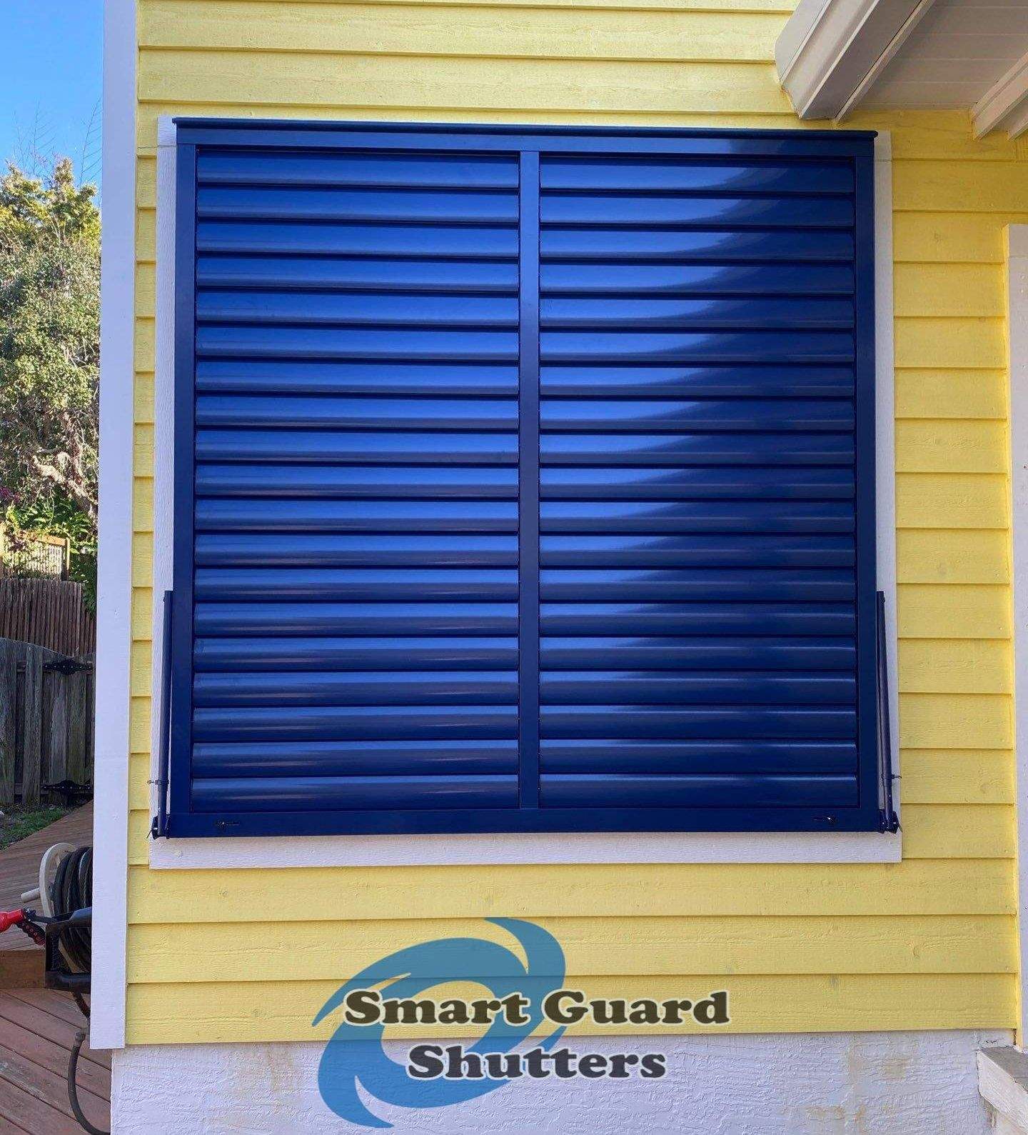Impact Bahamas in Sapphire Blue by Smart Guard Shutters