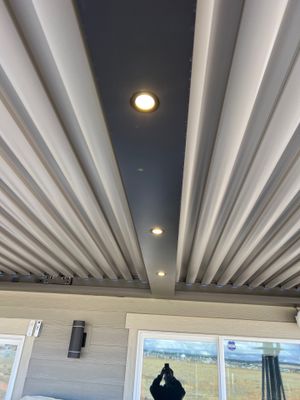 Motorized Louvered Pergola & Exterior Screens