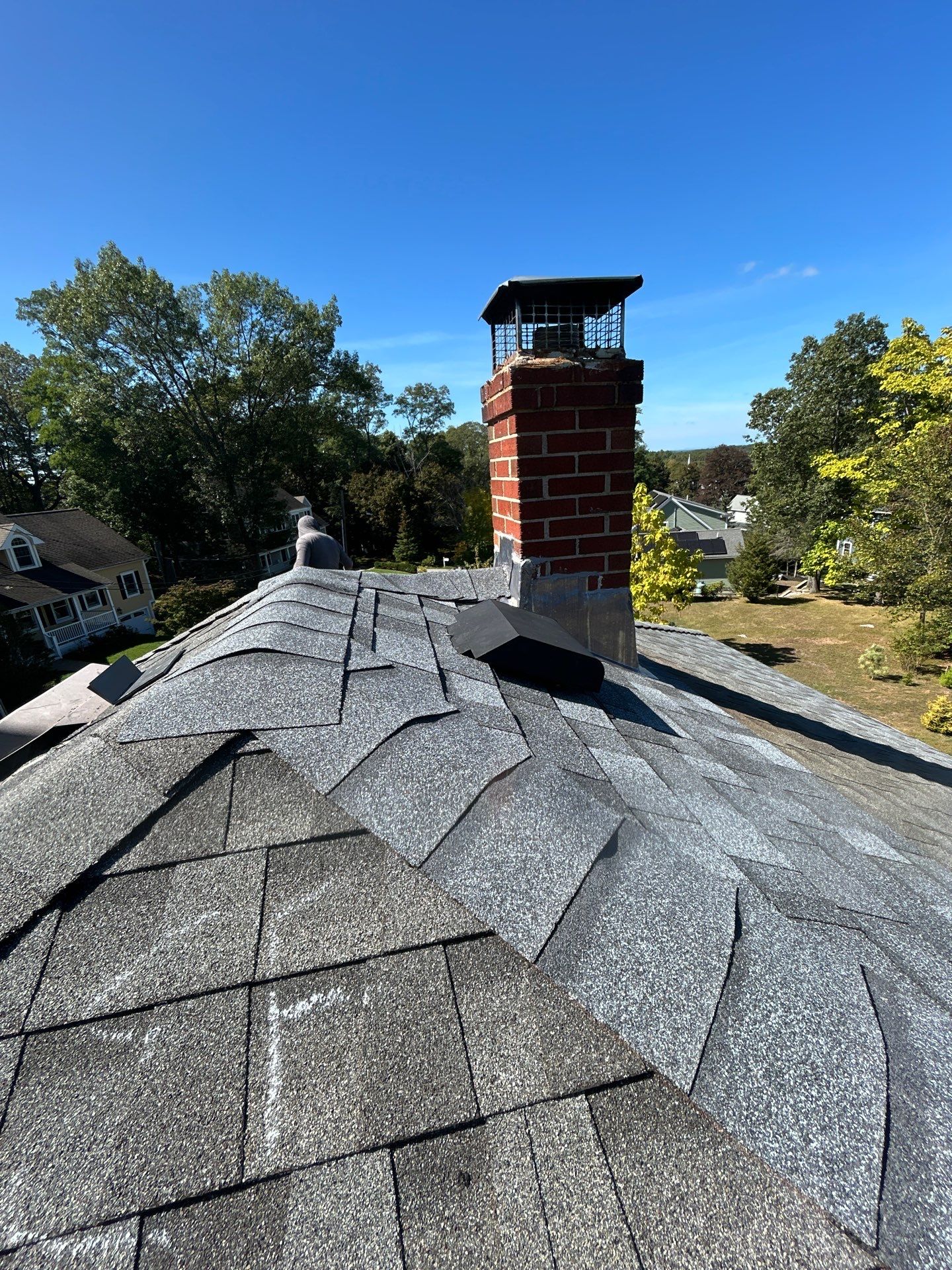 Chimney Area Roof Repair – Lexington, MA by Mighty Dog Roofing of Greater Middlesex County