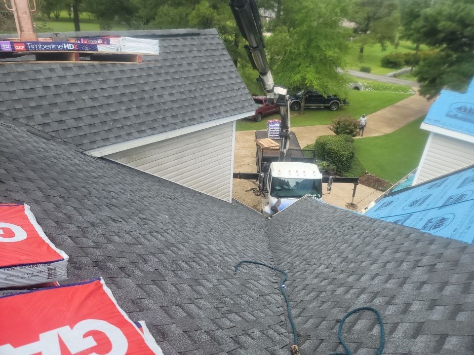Residential Roofing Installation using Roof Replacement by American Roofing & Construction LLC