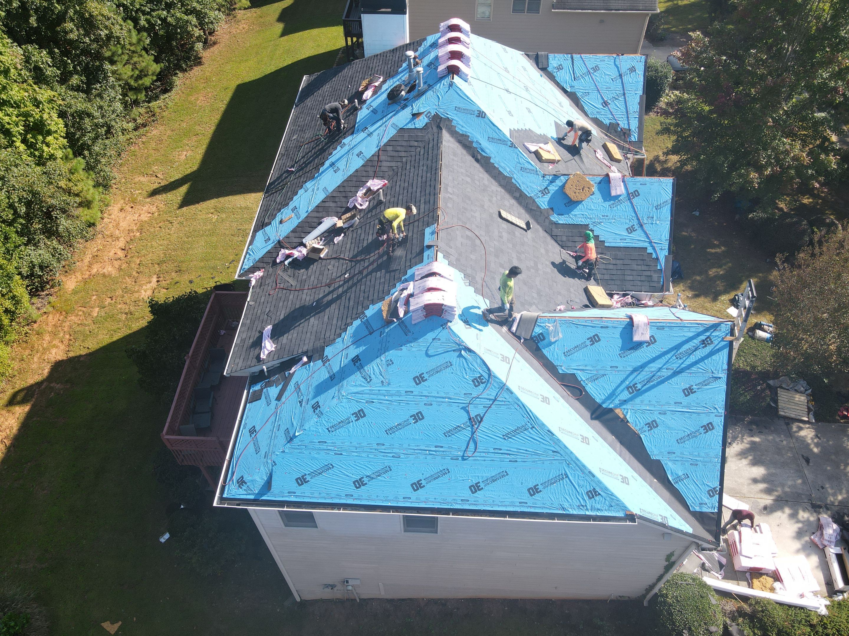Residential Roofing Installation using Owens Corning by Inspector Roofing and Restoration
