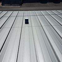 24ga 1.5" Mechanical Seam Silver Metallic  by Total Roofing System The Metal Roof Experts