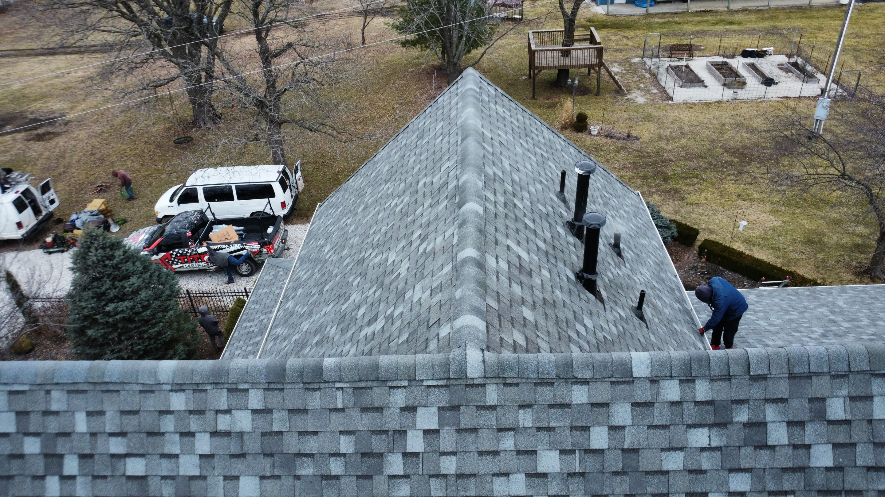 Residential Roof Installation - Atlas Pinnacle Pristine Shingles - Color Coastal Granite  by Titan Commercial & Residential Roofing 