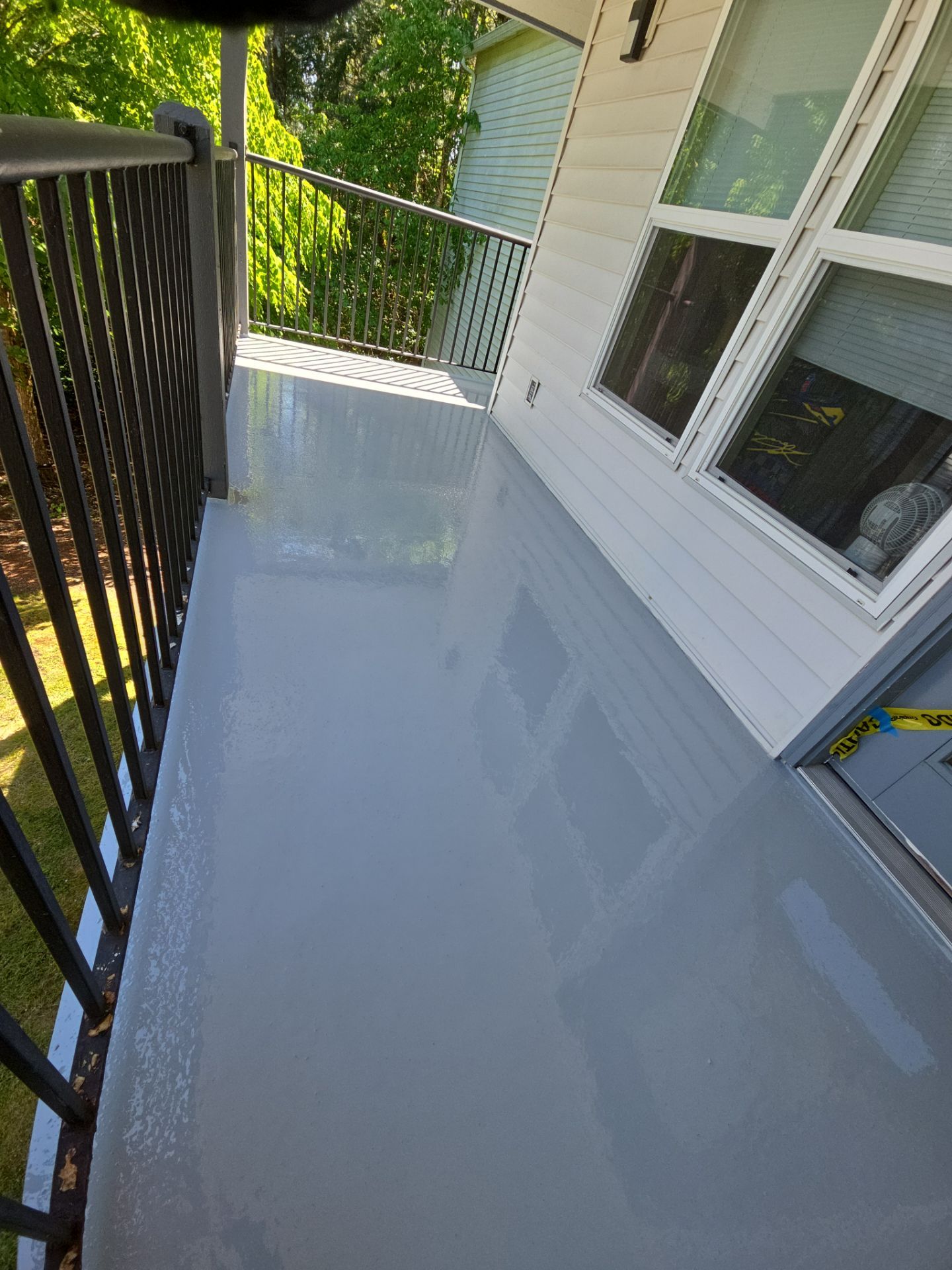 Wood Balcony Repairs and SIKA Pedestrian Deck Coating in Corvallis by BEST Roofing & Waterproofing