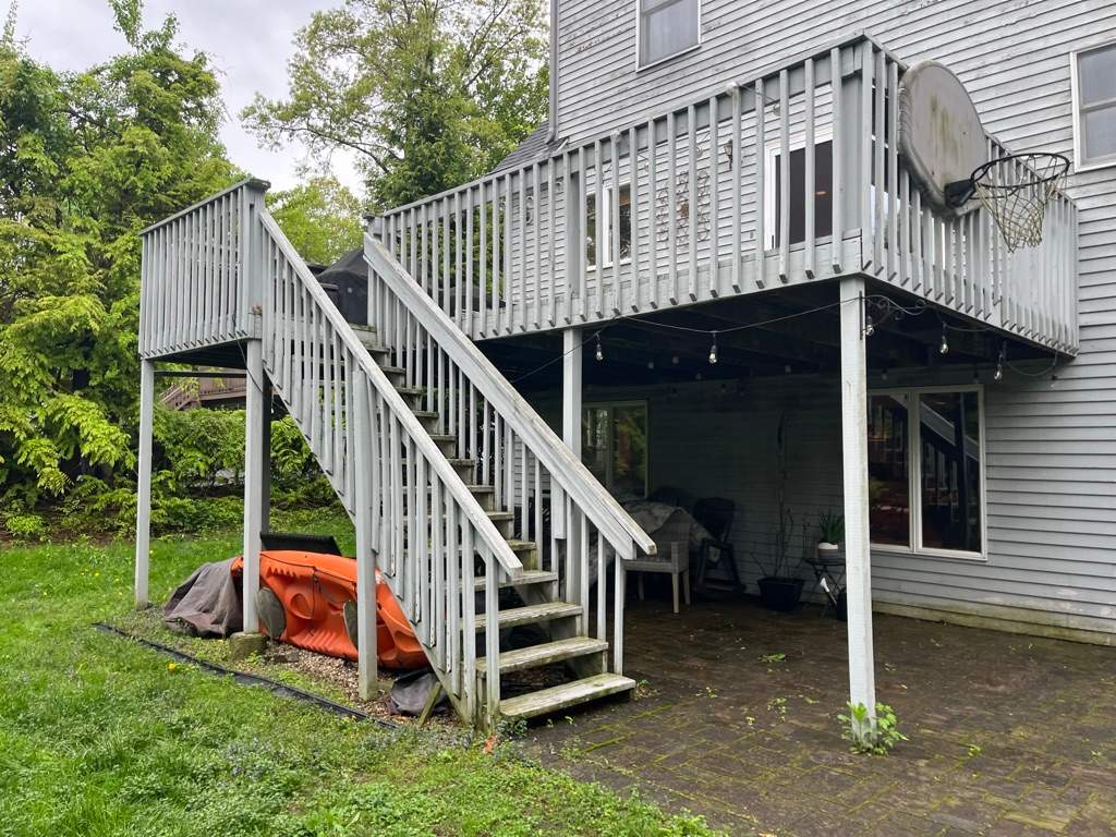 Complete replacement of original deck and addition of new pool deck by DiGiorgi Roofing and Siding Inc