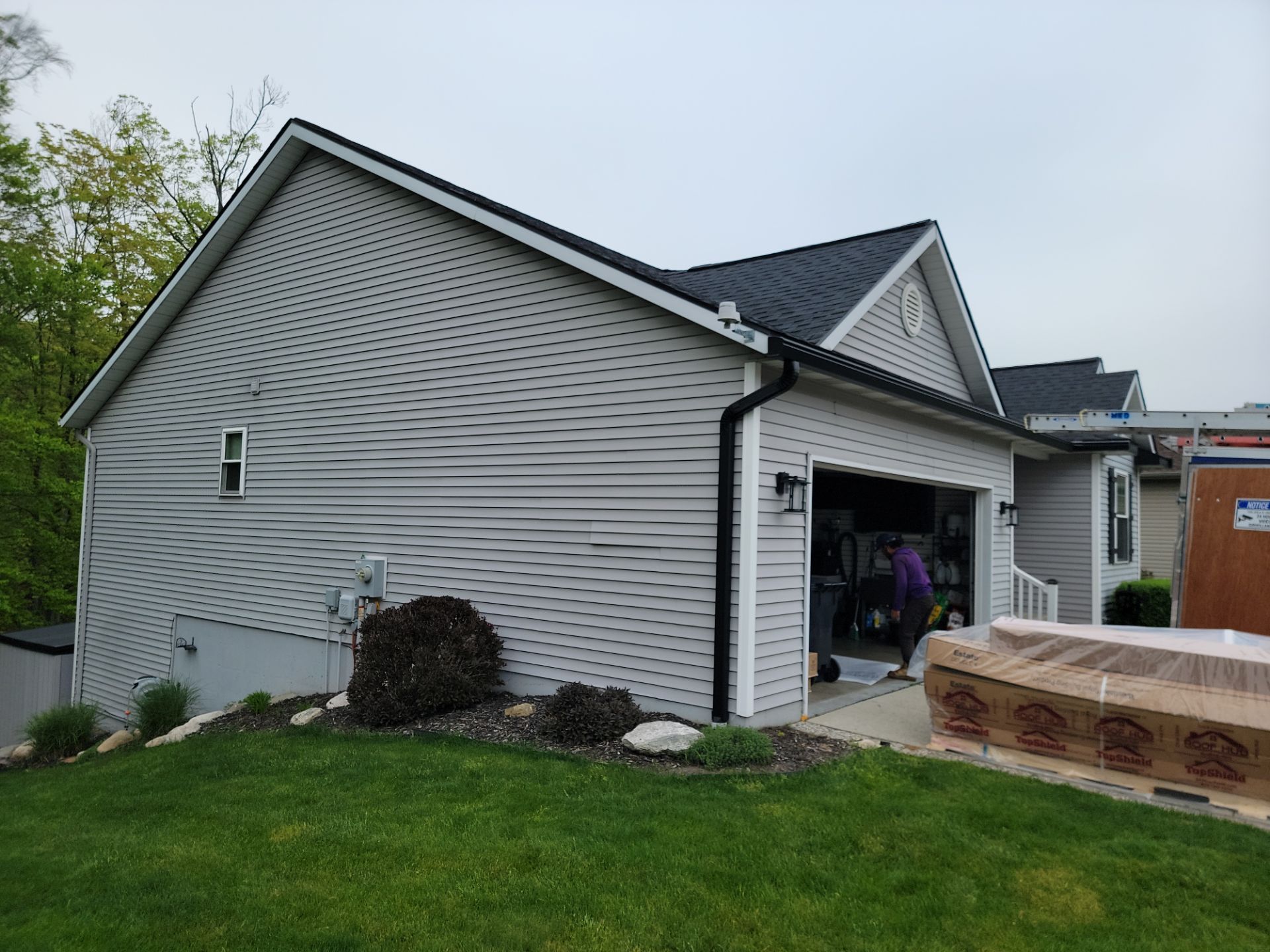 Siding Installation using Royal Brand Siding by Avalon Roofing and Exteriors