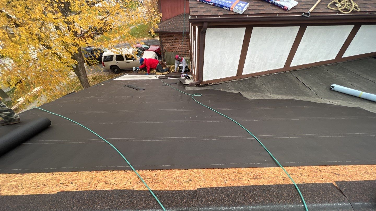 Multi-family unit roof replacement by Pro Home Services Inc