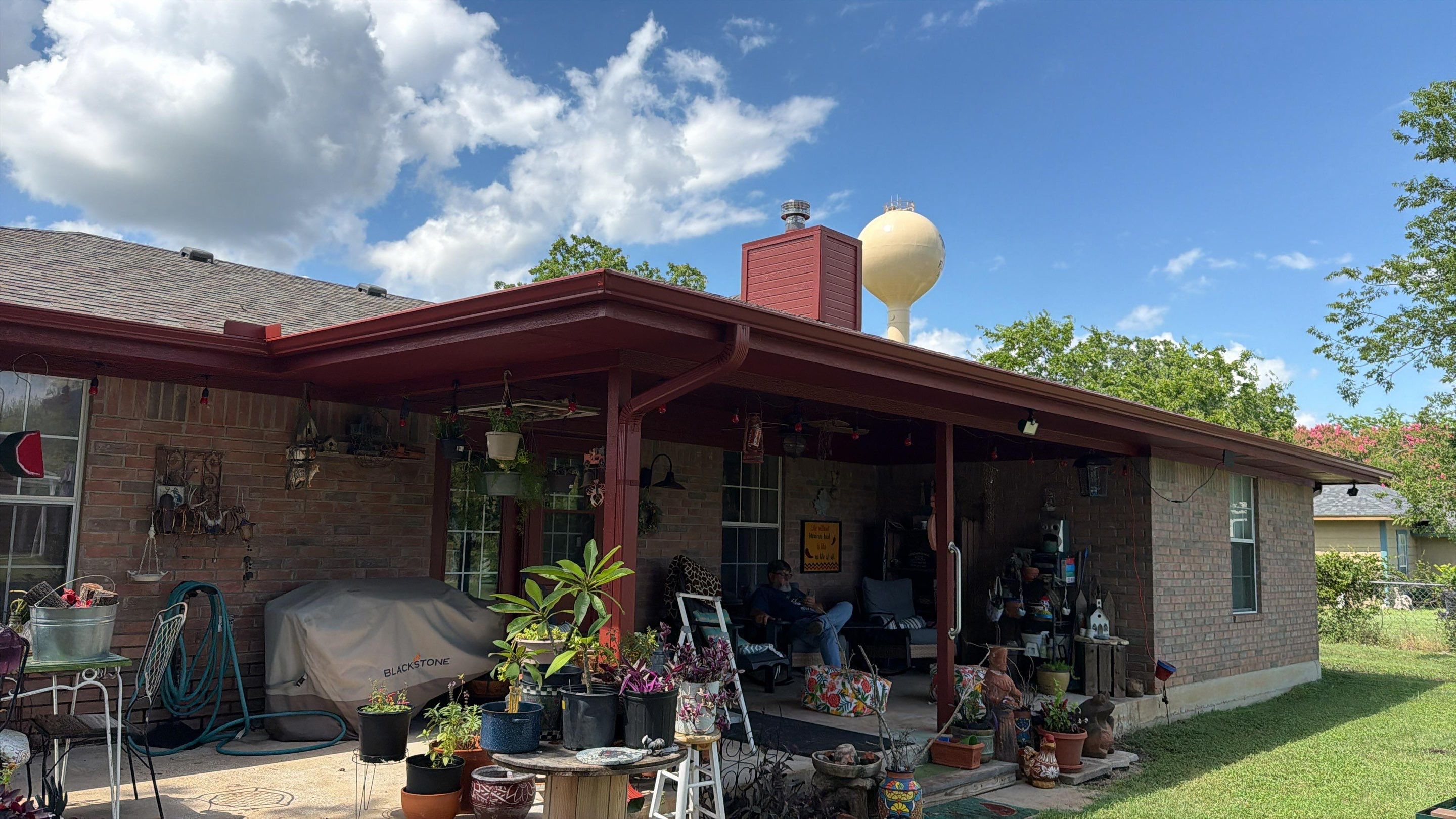Gutter Installation on Referred Neighbor by Action Exteriors Austin