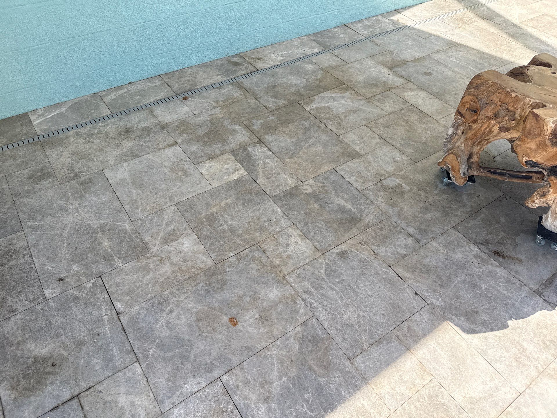Travertine Pool Deck, Lanai & Screen Enclosure Cleaning Near Manatee River | Bradenton, FL by Sunshine AquaWash