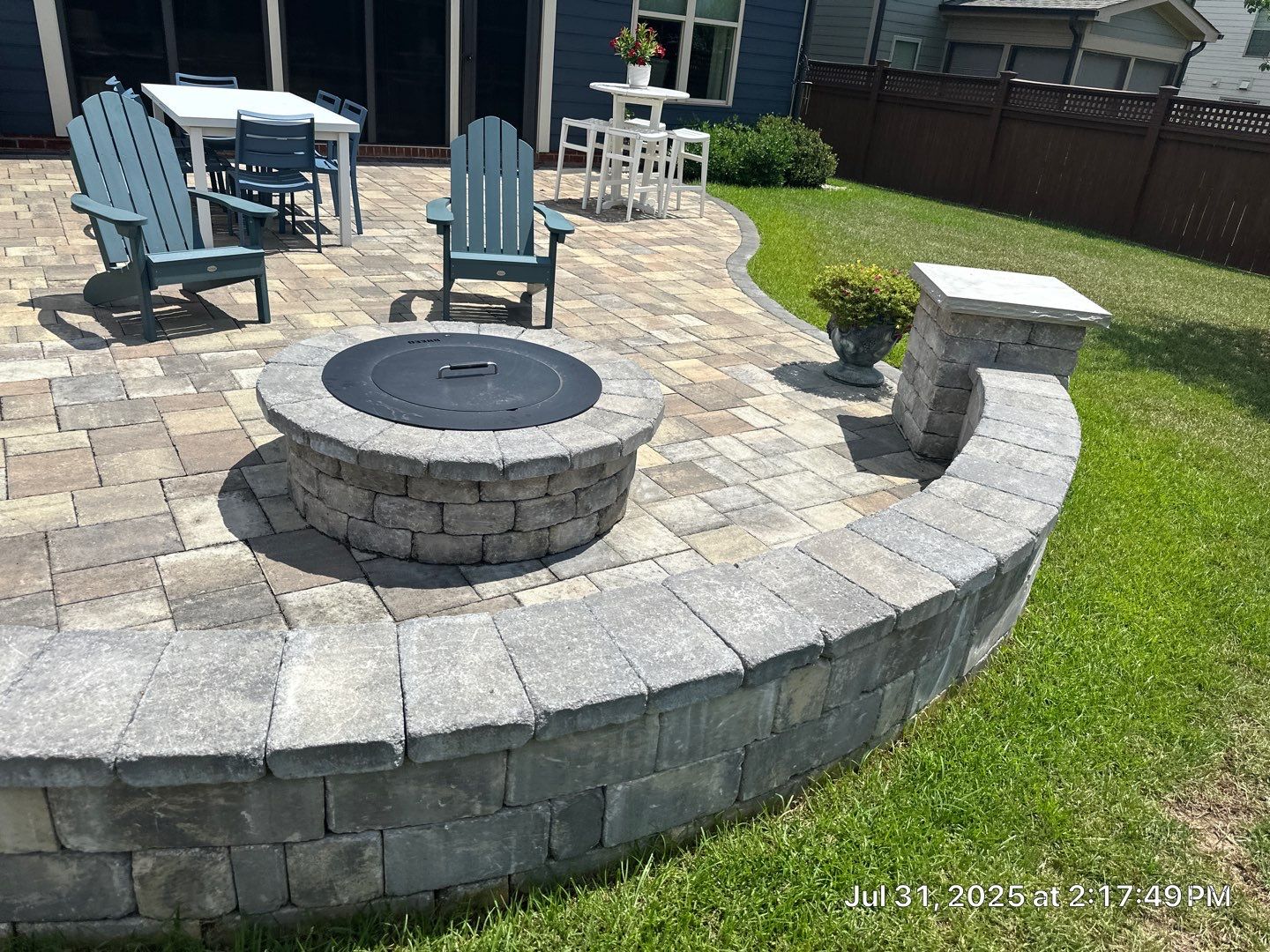 Pavers using Concrete Sealant by DuraSeal