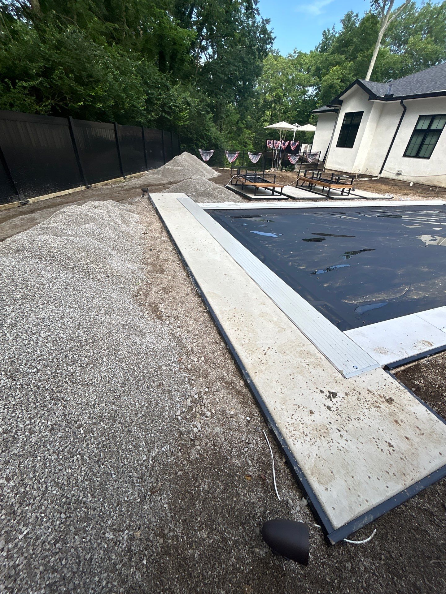 High-End Residential Turf Surrounding Pool in Powell by Southwest Greens Midwest