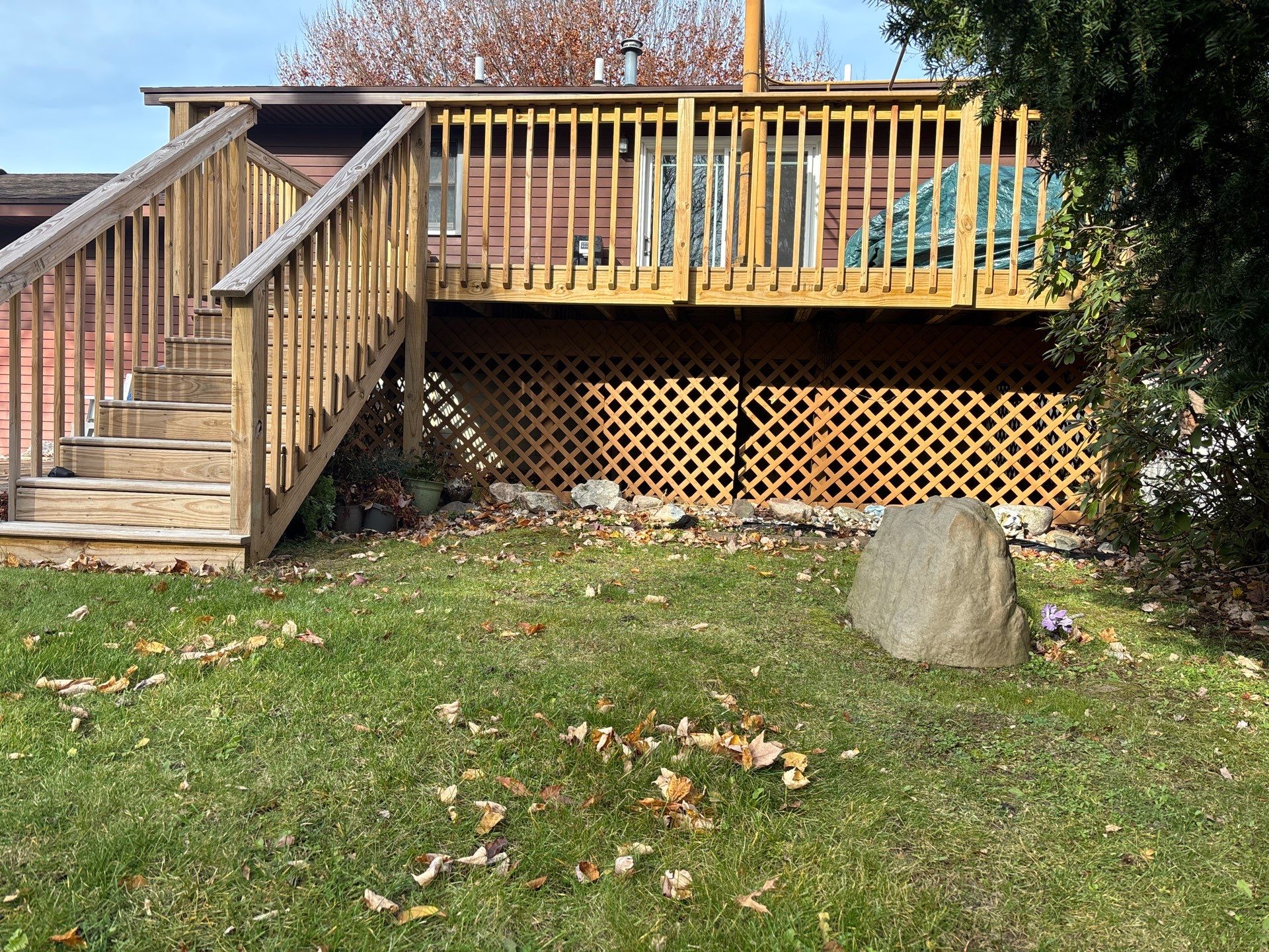Deck Staining Project Completed in Muskegon, Michigan 49444 by Gordon Painting