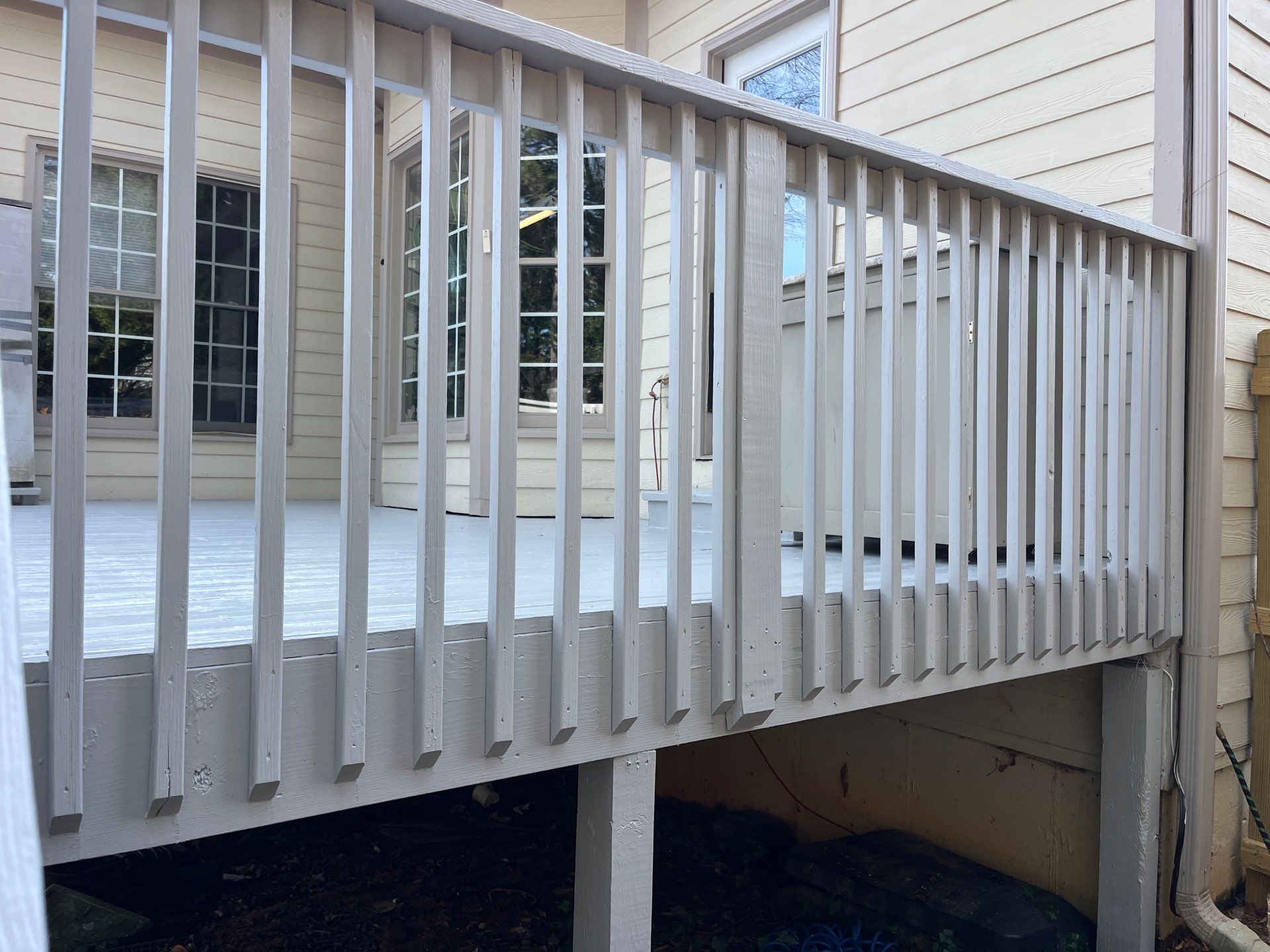 Deck Stain using Sherwin Williams Self Priming SuperDeck SOLID Stain by Nelson Exteriors 