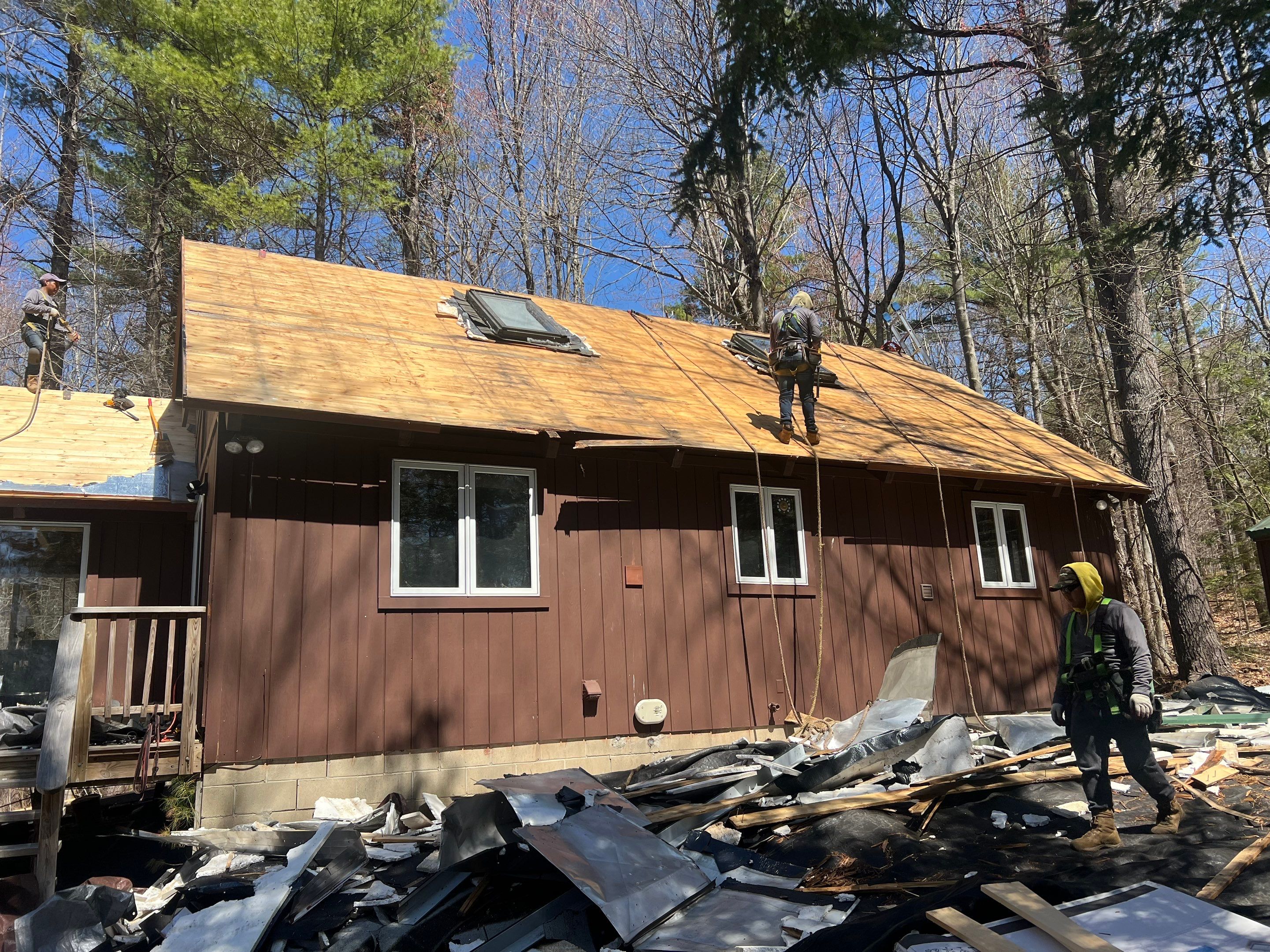 Metal Roof In Moultonborough, NH by Tall pine roofing