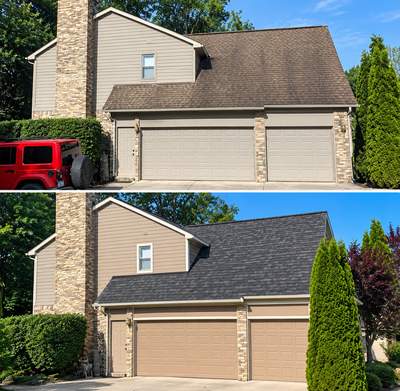 Residential Roofing Installation using GAF HDZ Shingles