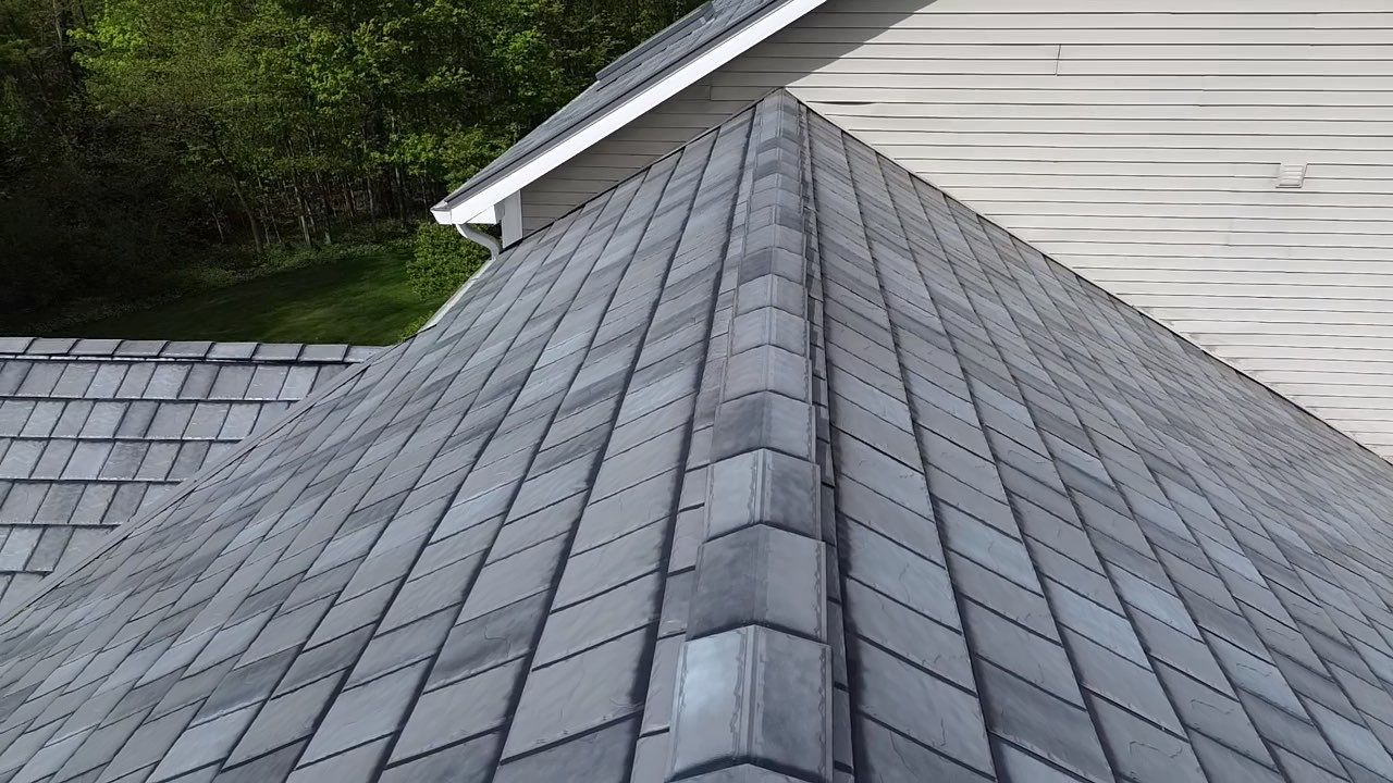 EDCO ArrowLine Slate Metal Shingles | Churubusco, Indiana by 4Ever Metal Roofing