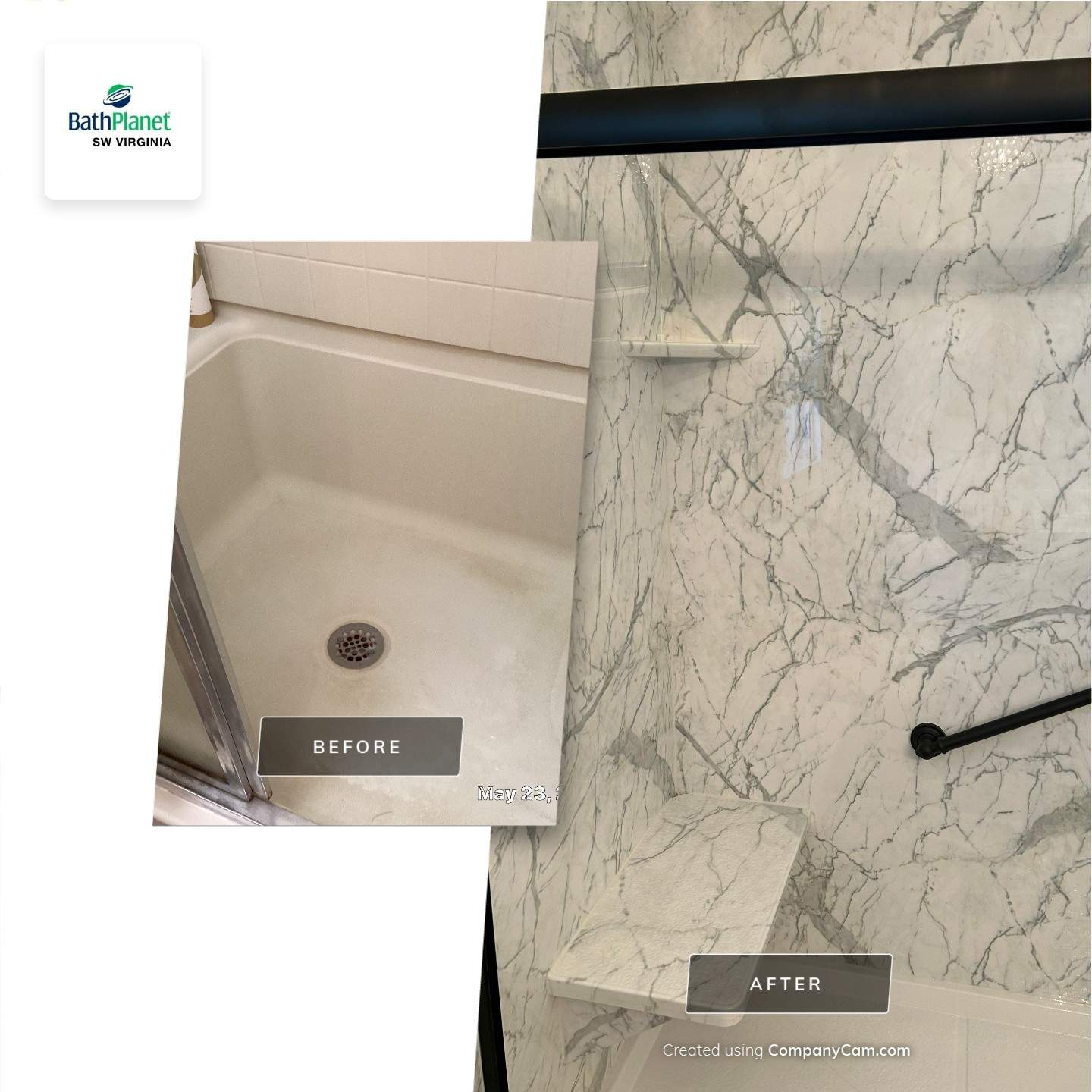 Shower Upgrade by BathPlanet SW Virginia