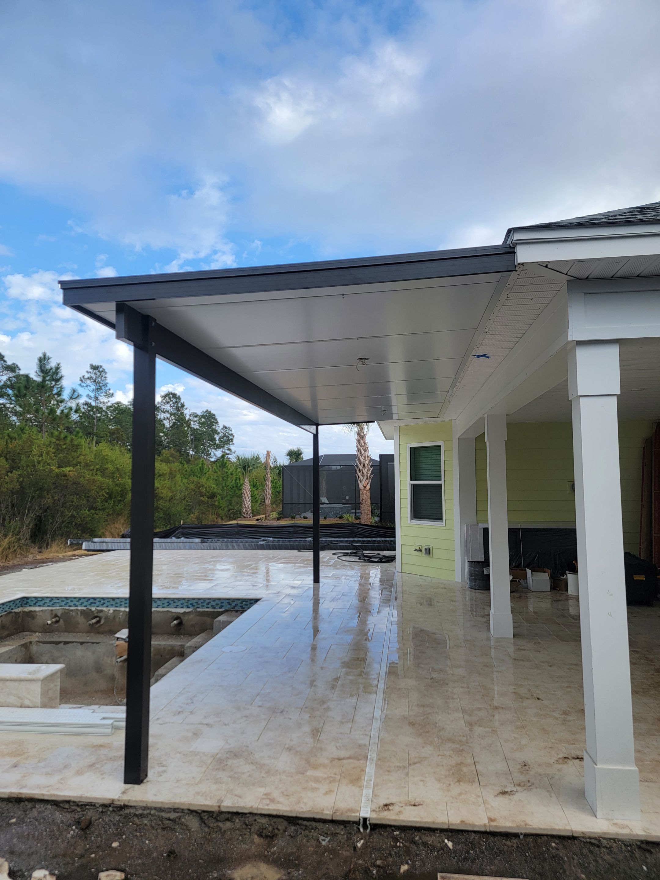 Patio Cover using Colorbeam by Titan Sunrooms