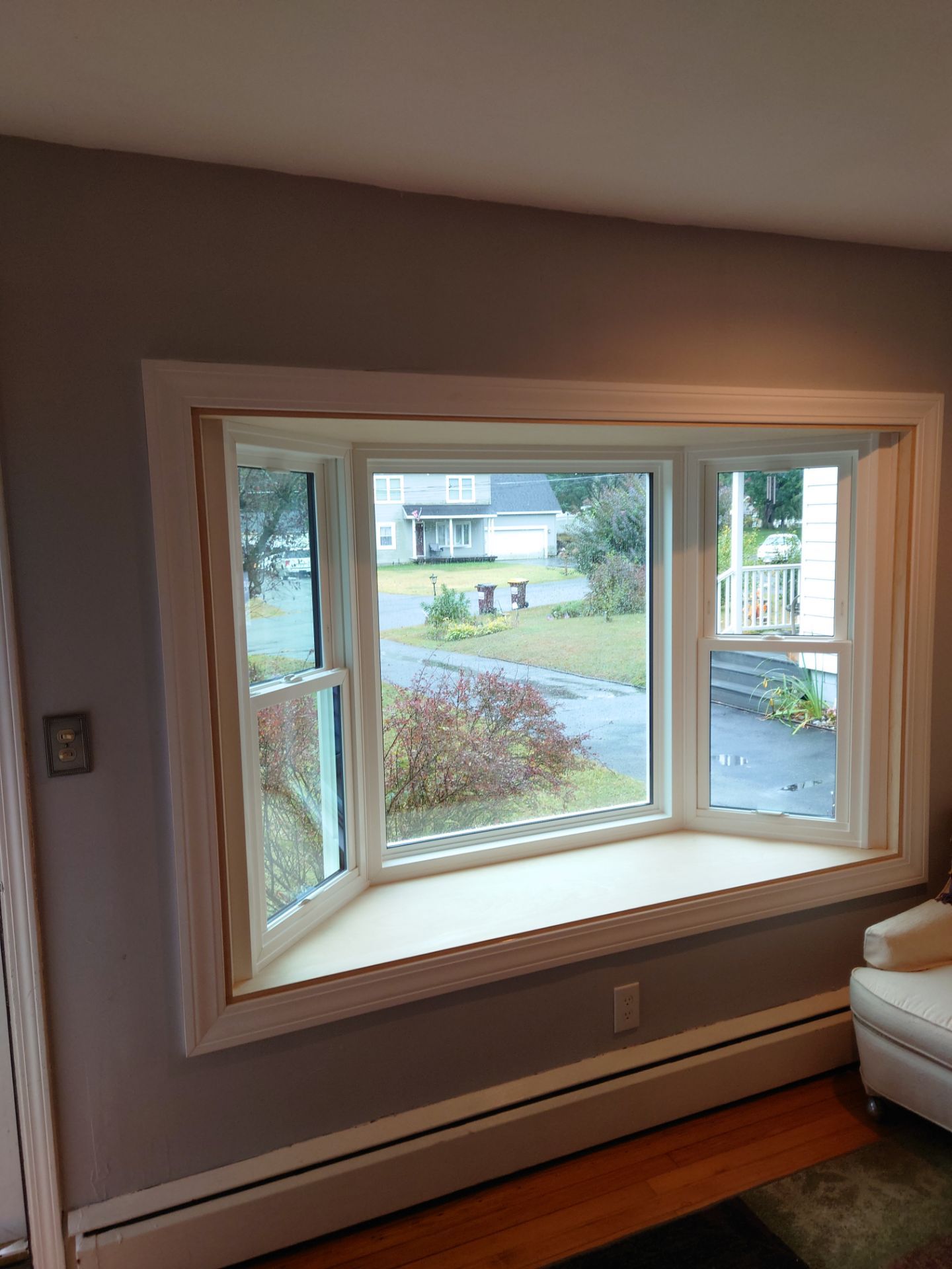 Bay Window Installation in Guilderland, NY  by Yankee Home Improvement