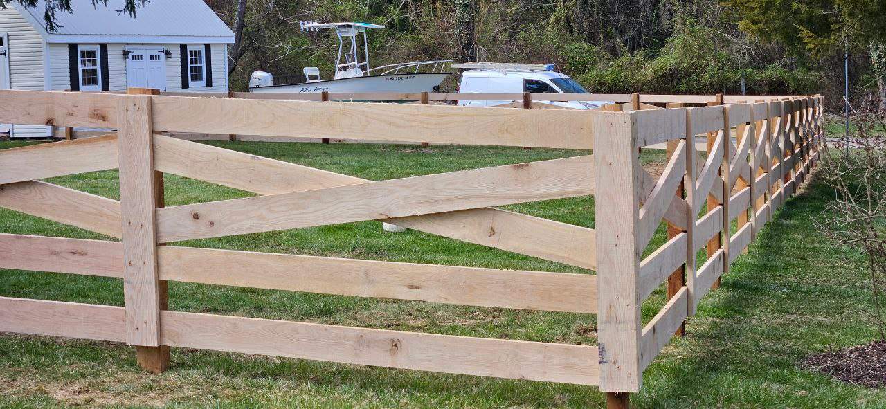5 Board Cross Buck by Kingdom Fence & Supply
