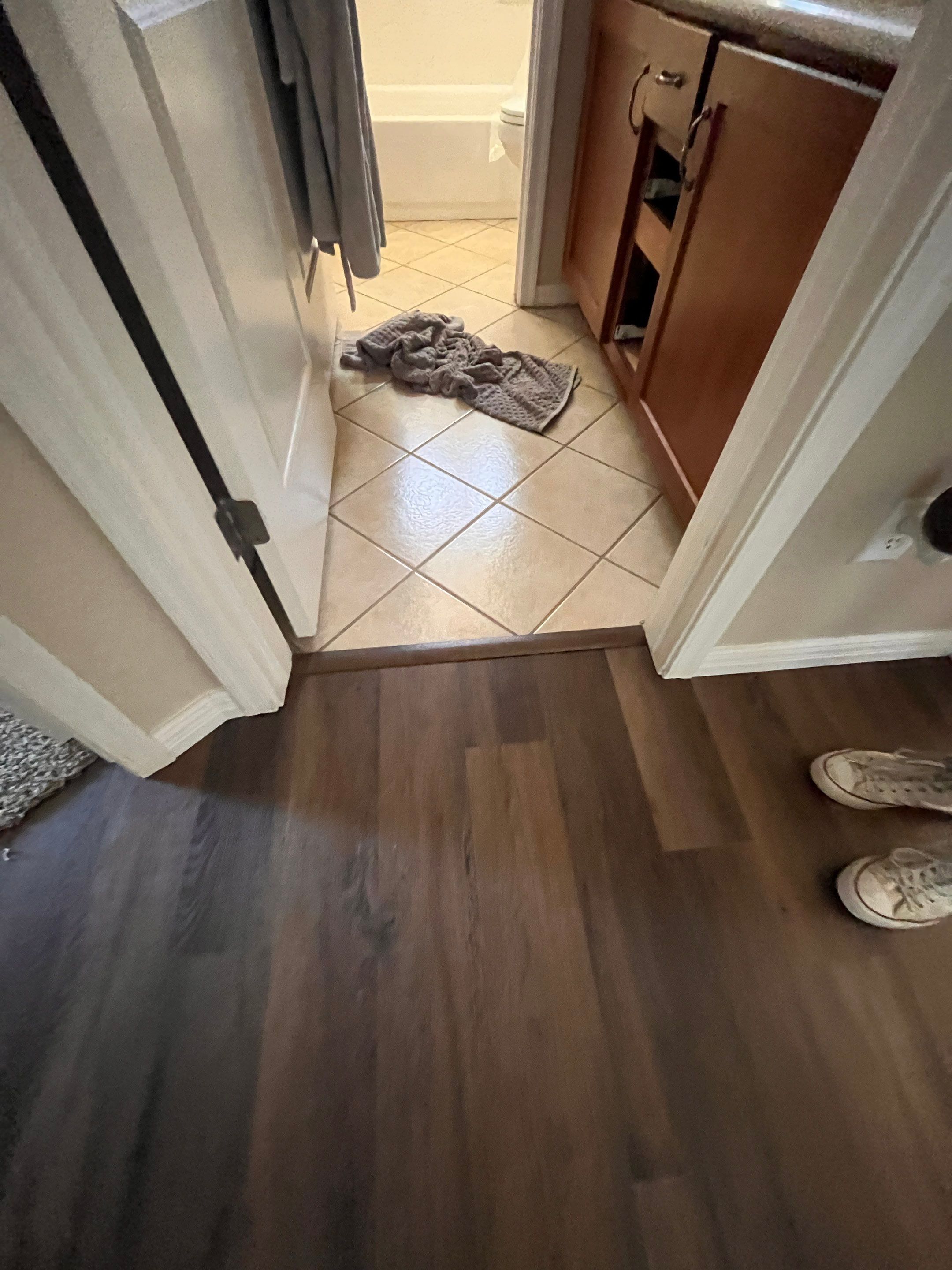 Flooring Installation using Luxury Vinyl Plank by Footprints Floors of Chandler 