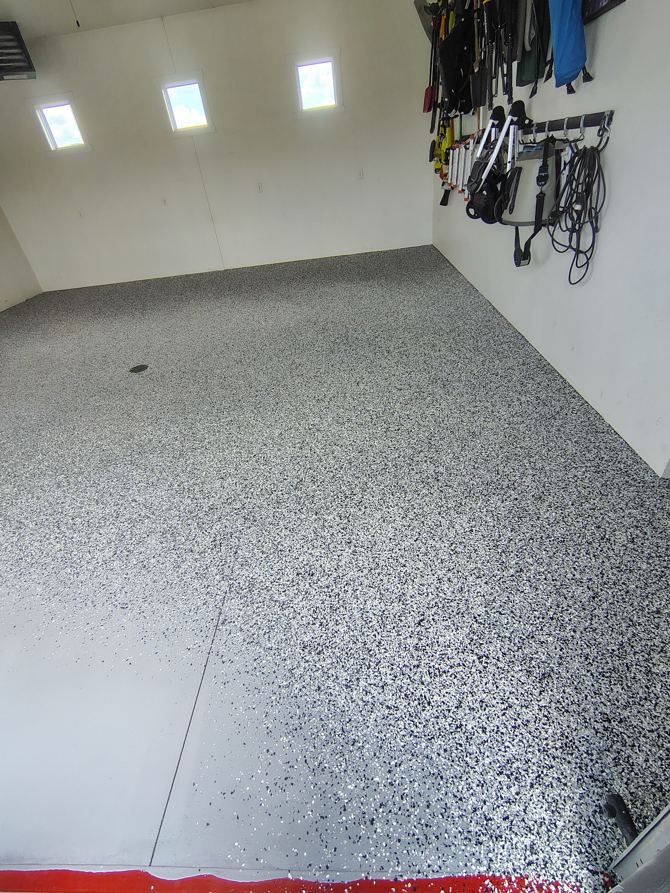 Dell Rapids Multi-Car Garage Concrete Floor Coating and Repair by Select Painting, Coatings & Garage Cabinets