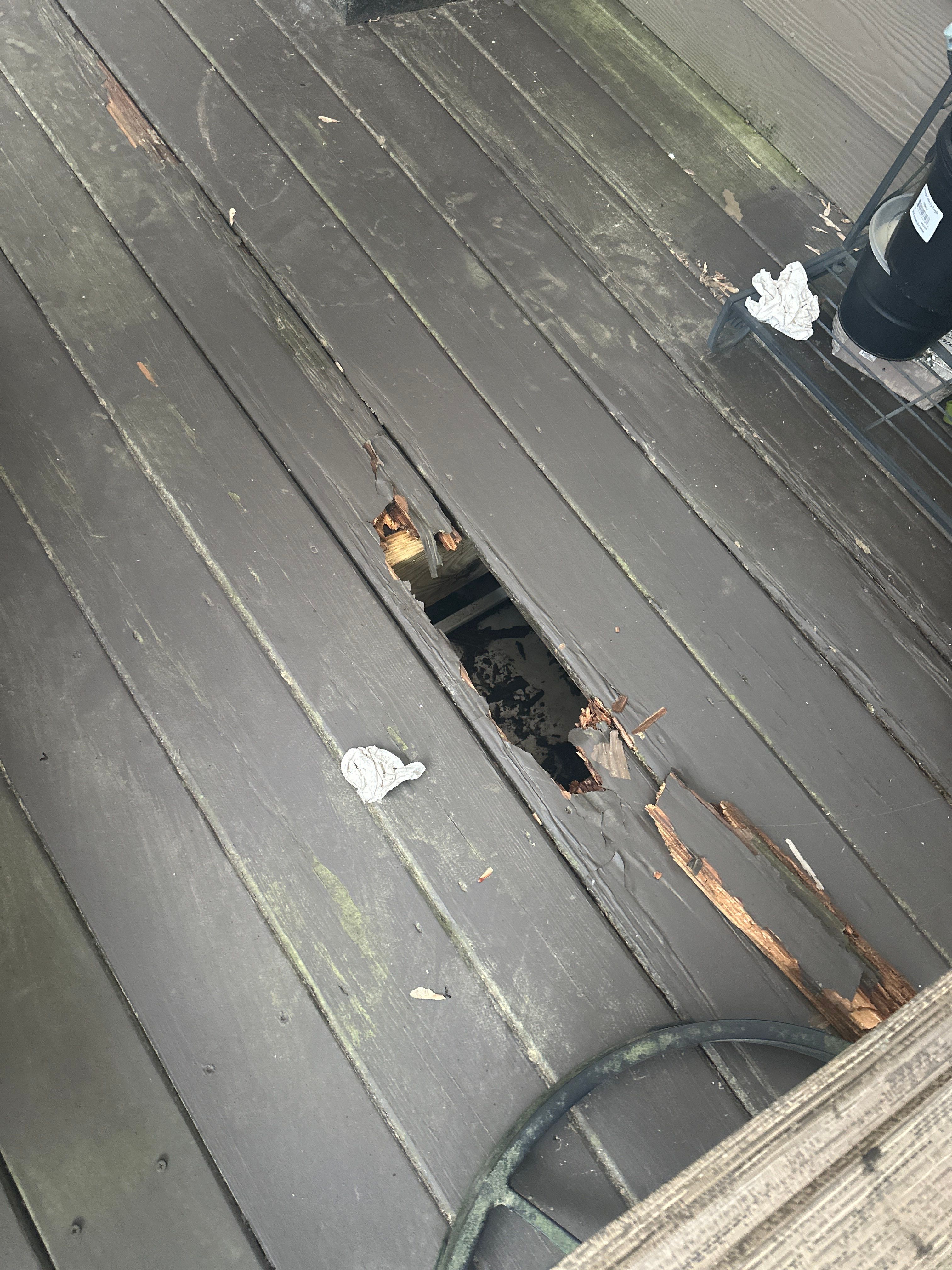 Woodstock, GA Deck Resurface using Trex Enhance Natural Series in the Rocky Harbor Color by Nelson Exteriors 