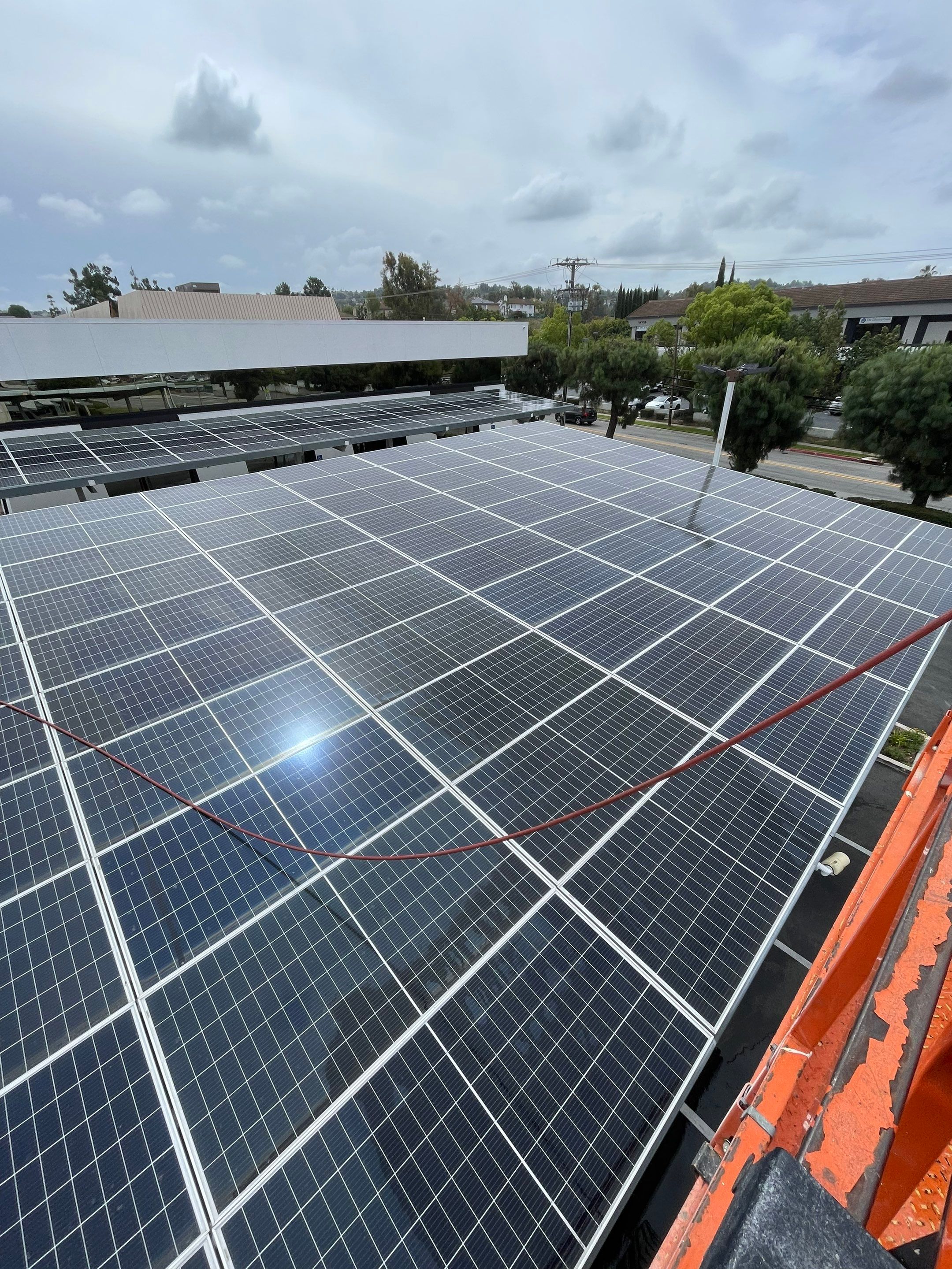 Commercial Solar Panel Cleaning by Palm Coast Solar Cleaning