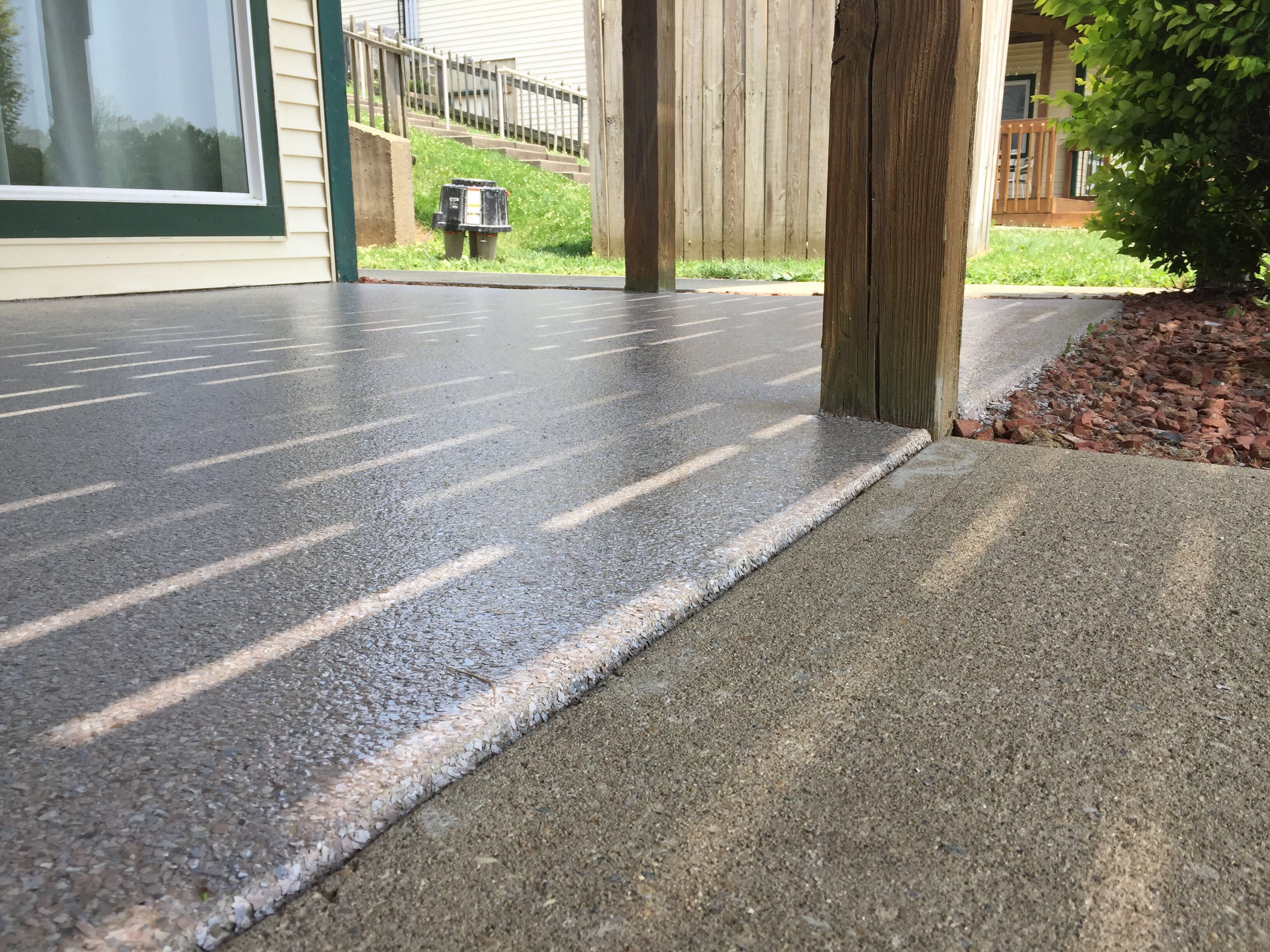 Patio Installation using Fieldstone by Your1DayFloor.com