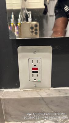 Garbage disposal+ GFCi Outlet