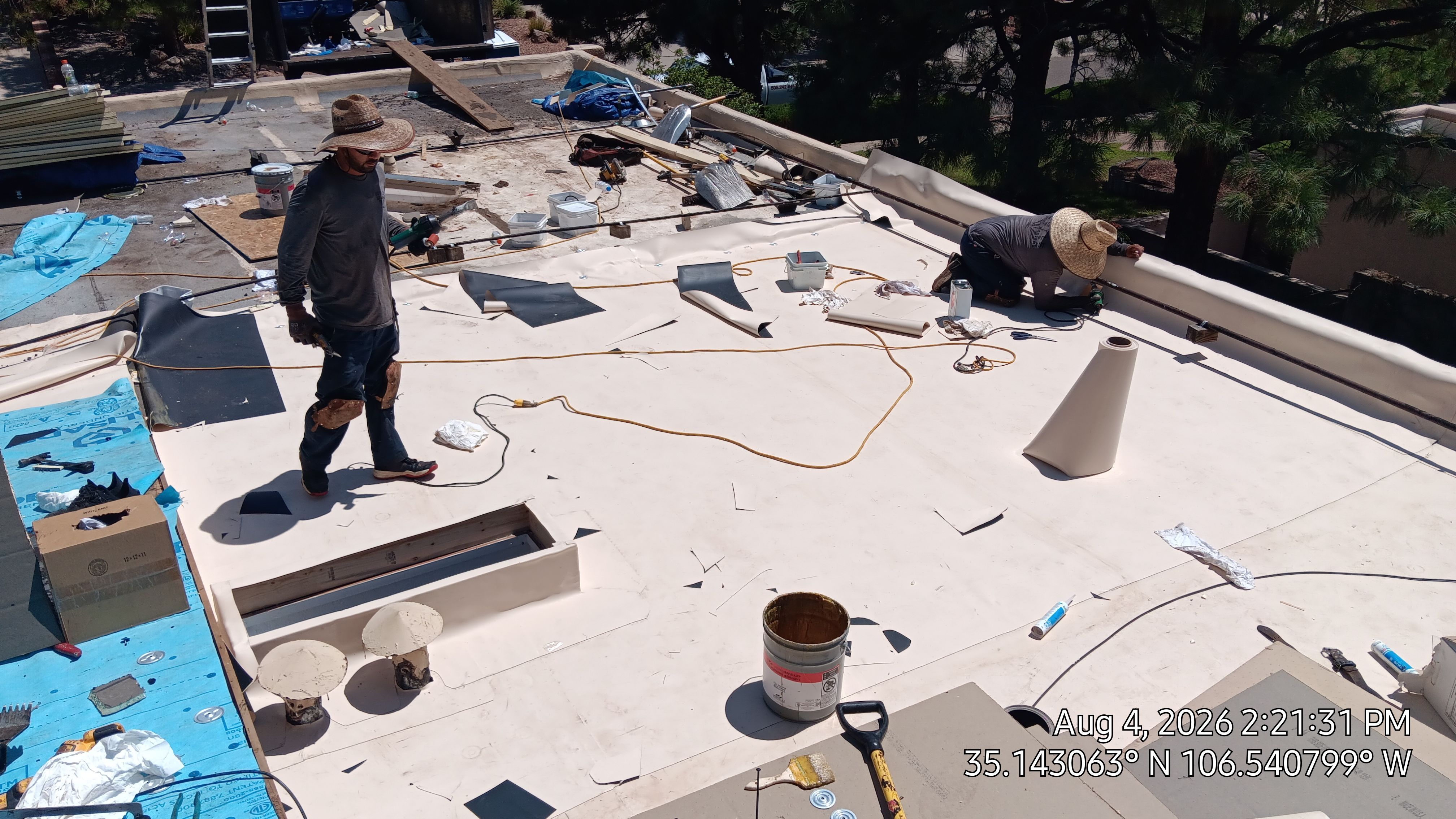 TPO Roof Replacement and Skylight Upgrade in the Northeast Heights, Albuquerque by Doyle Roof Masters Inc