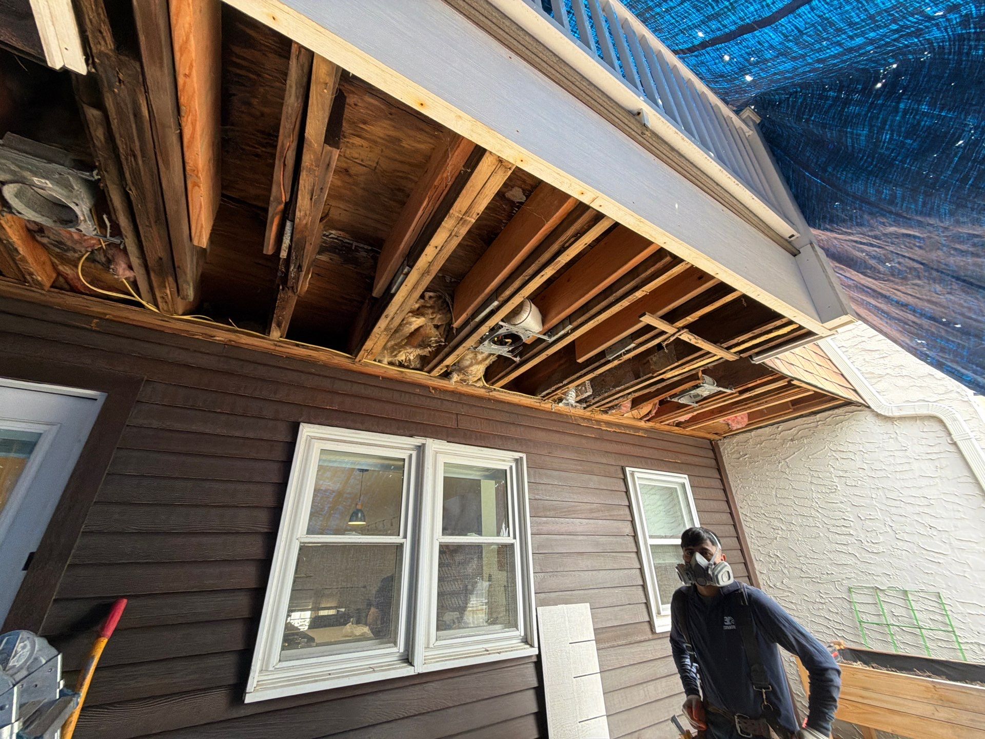 Multi-Level Balcony Reconstruction and Structural Wood Rot Repair in Sea Bright by REVIXPRO