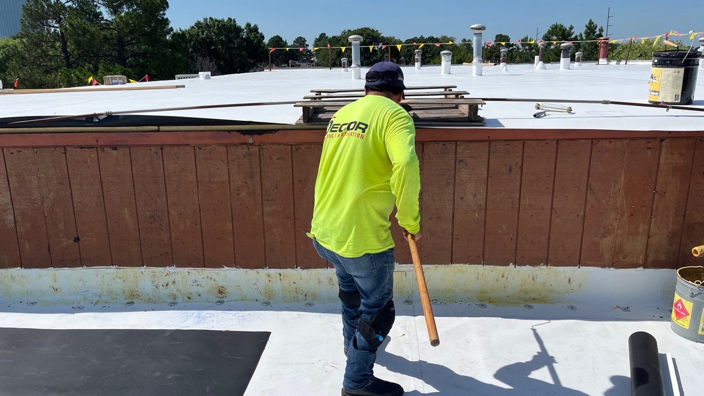 TPO Project in Tulsa by Decor Roofing & Restoration