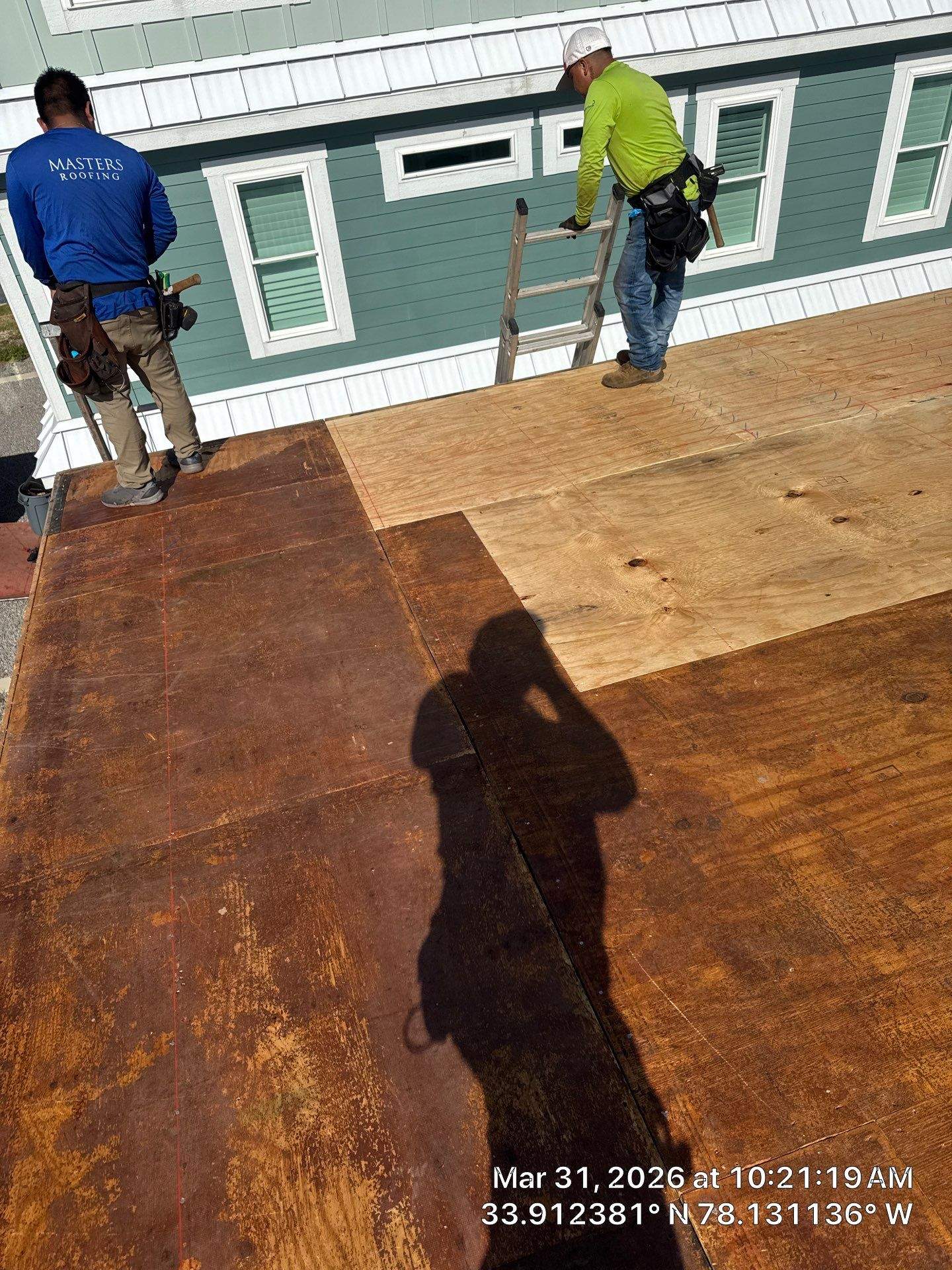 Standing Seam Metal Roof Installation – Oak Island NC by RGR Construction and Roofing, LLC