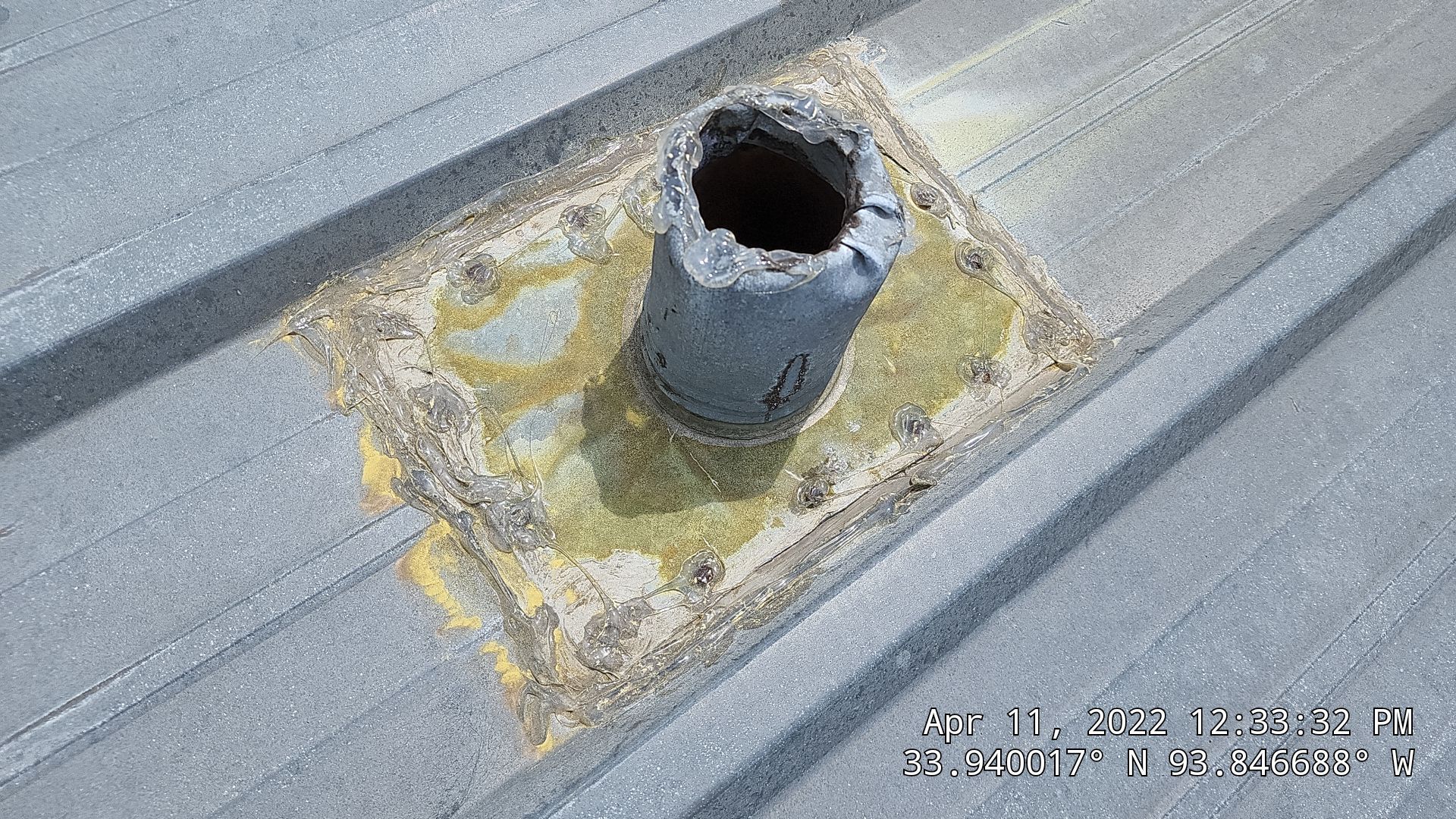 Commercial Metal Restoration System using Aldocoat Coatings by Hostetler Roofing
