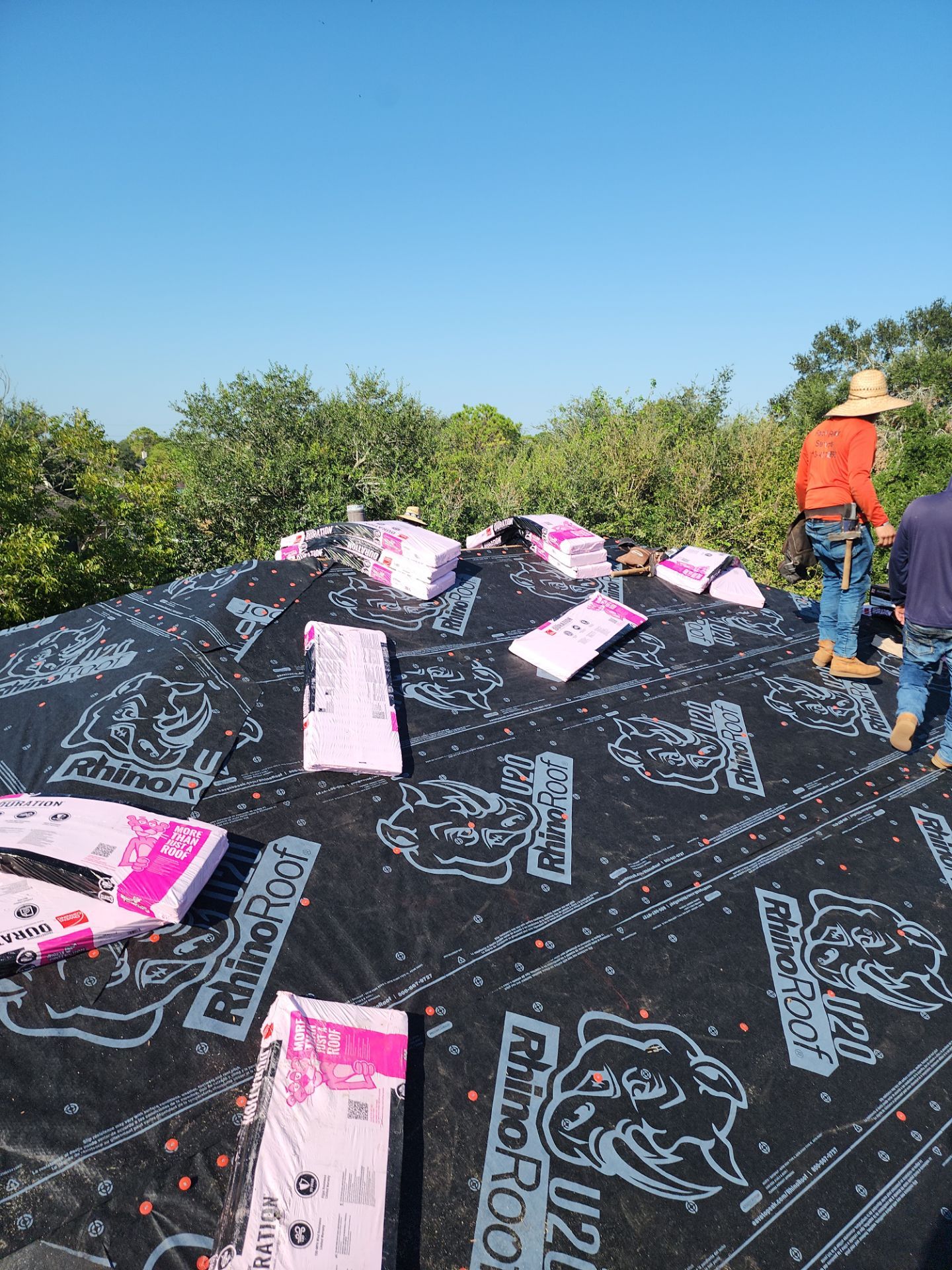 Residential Roofing Repair using Owen's Corning Duration (Lifetime) Shingles by Roof Repair Company