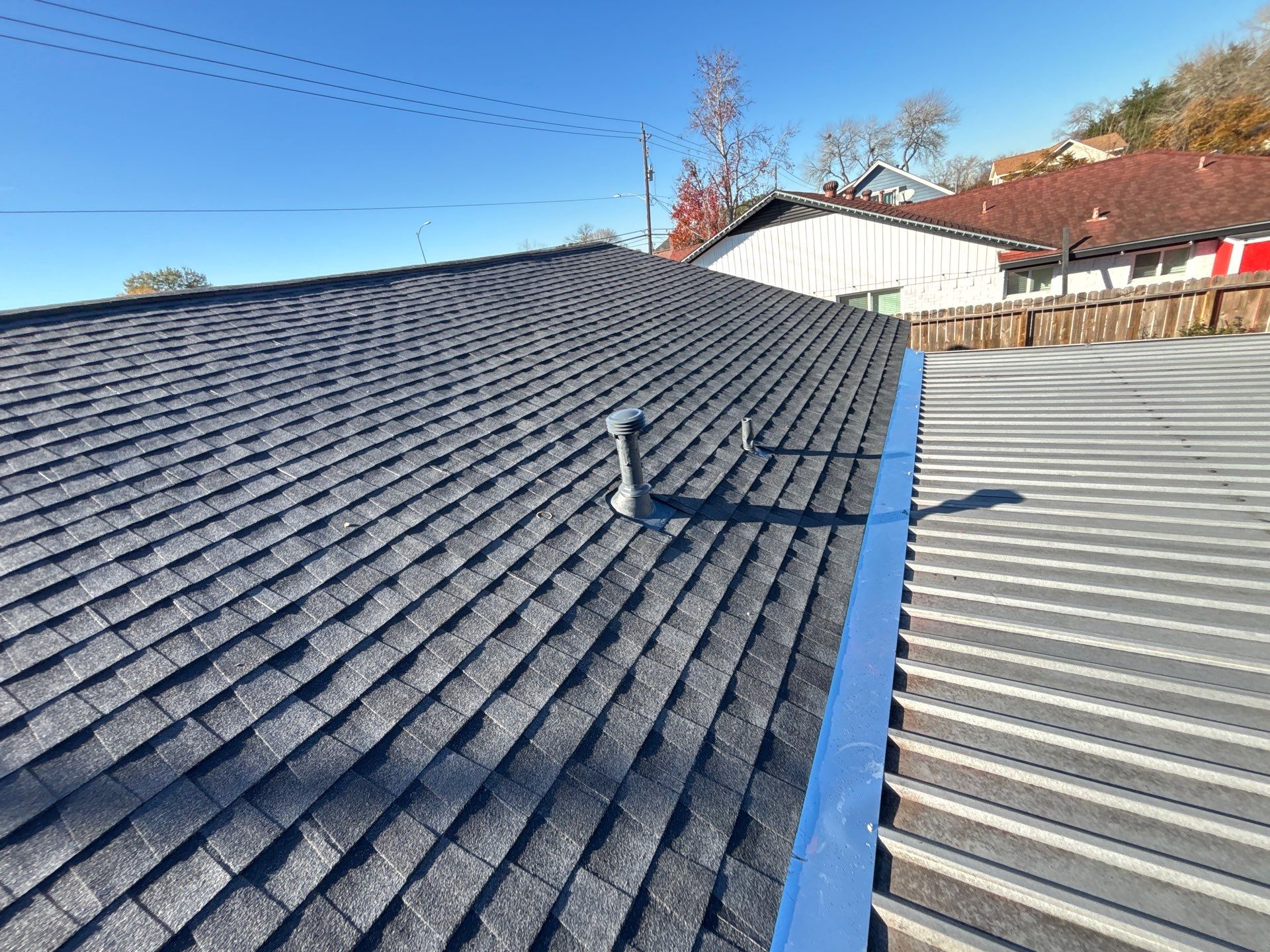 Residential Roof Replacement using GAF HDZ - Charcoal shingles by Elite Roofing LLC