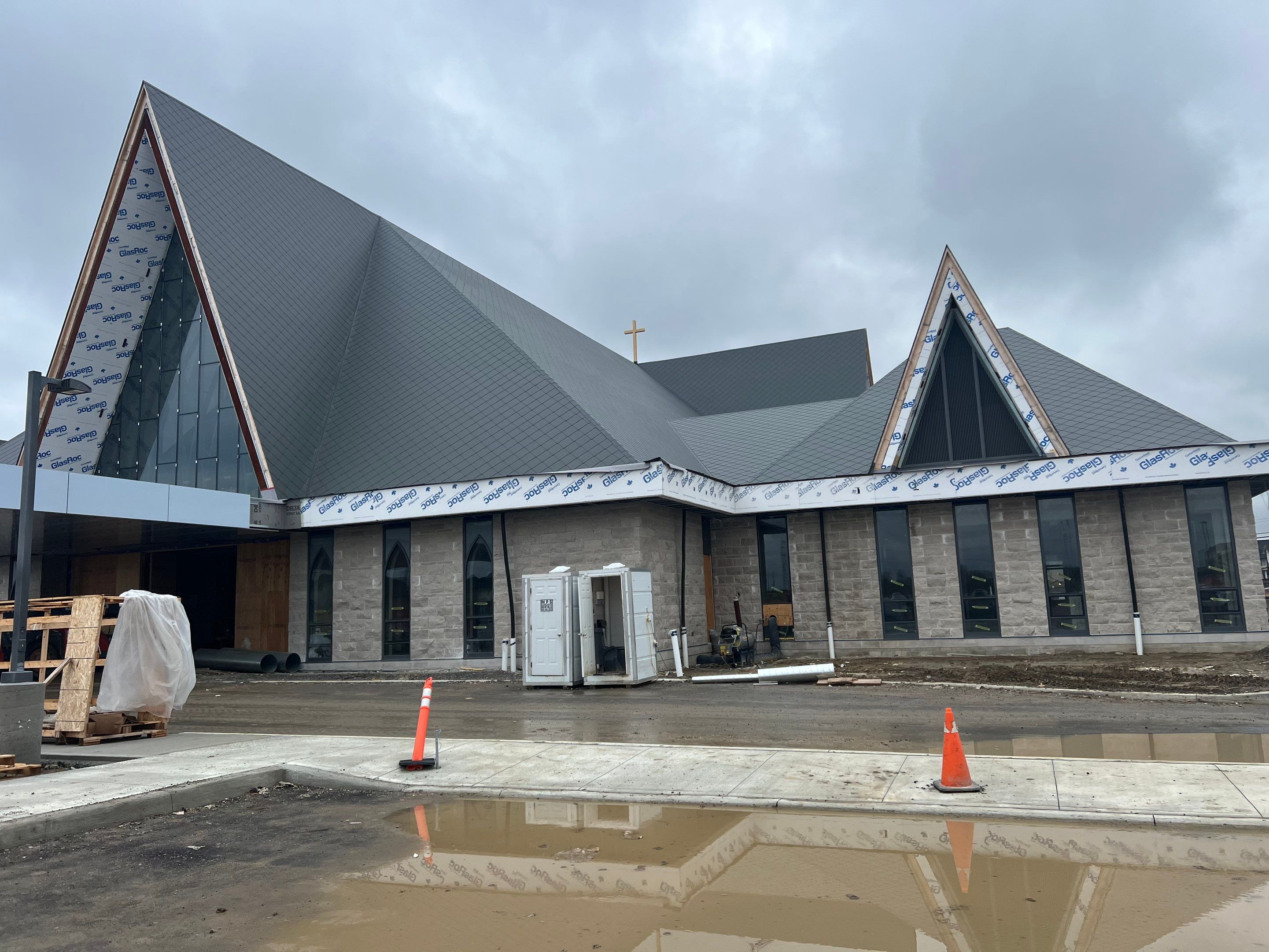 Commercial Roofing Installation using Diamond Tile Metal Shingles , Tpo Flat Roof by Jay Carter Roofing & Sheet Metal