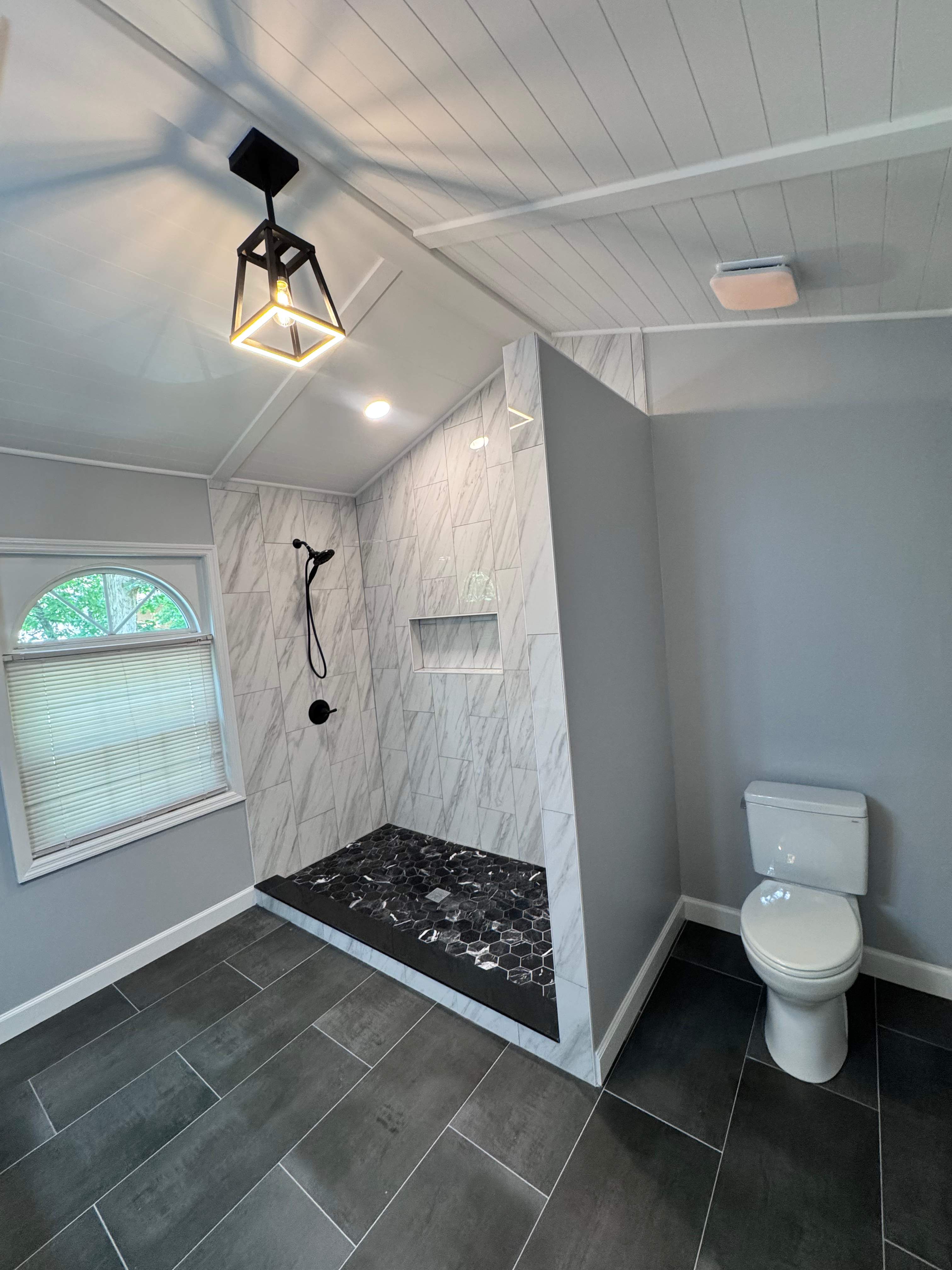 Master bathroom renovation by Prudencio