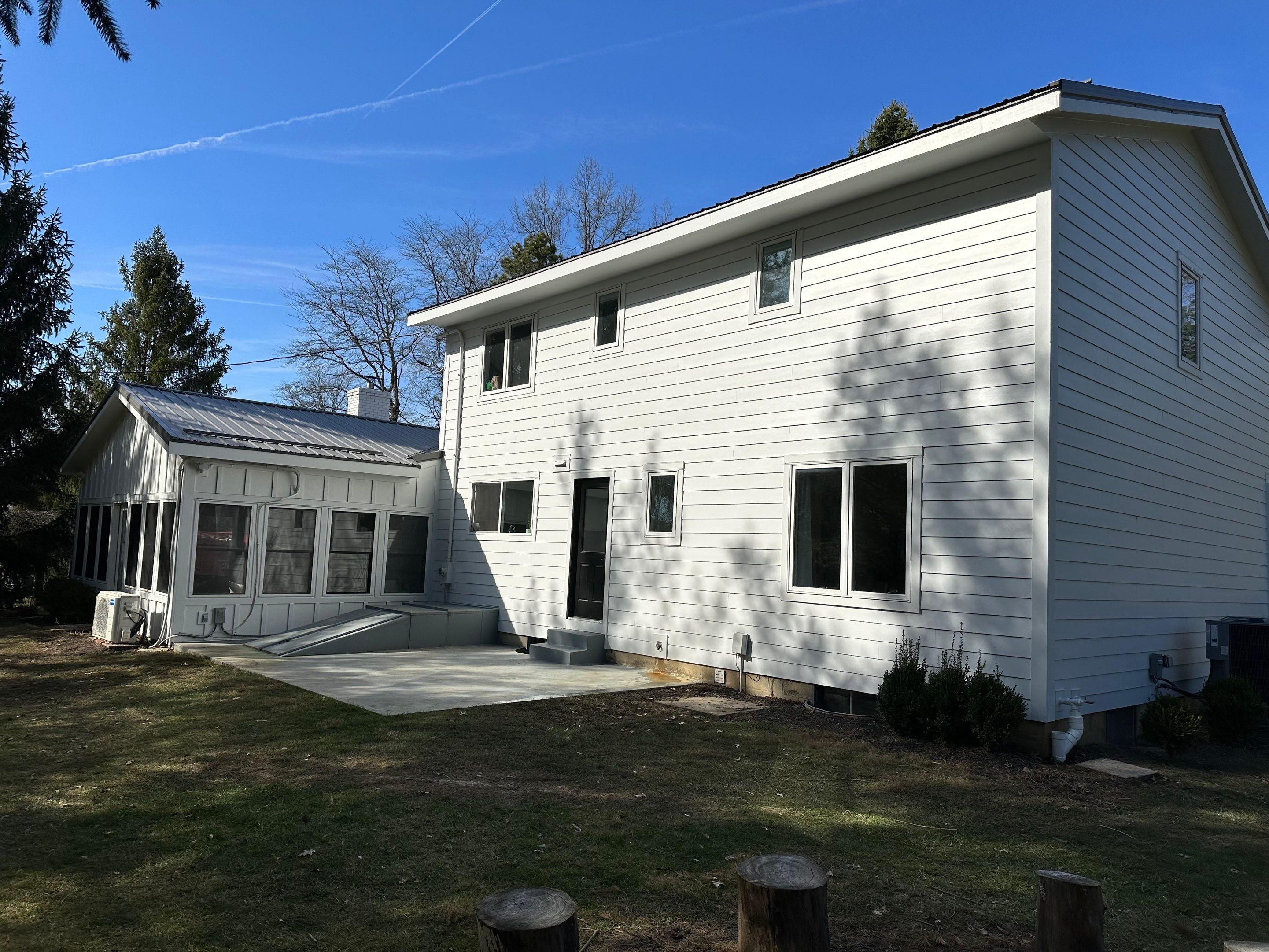 James Hardie Siding installation in New Albany by Best Exteriors Inc