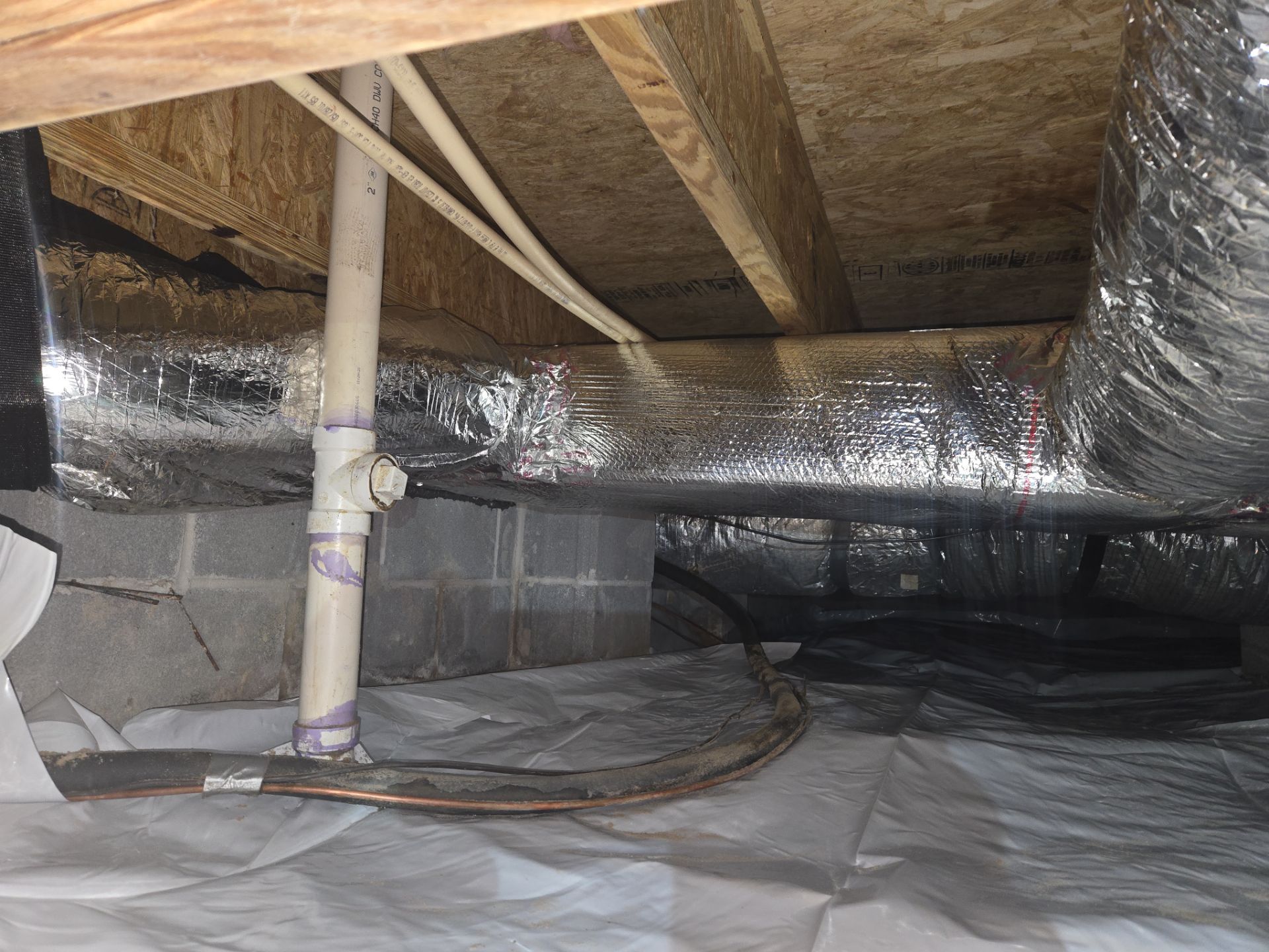 Project in Yorktown by Patriot Crawl Space Repairs