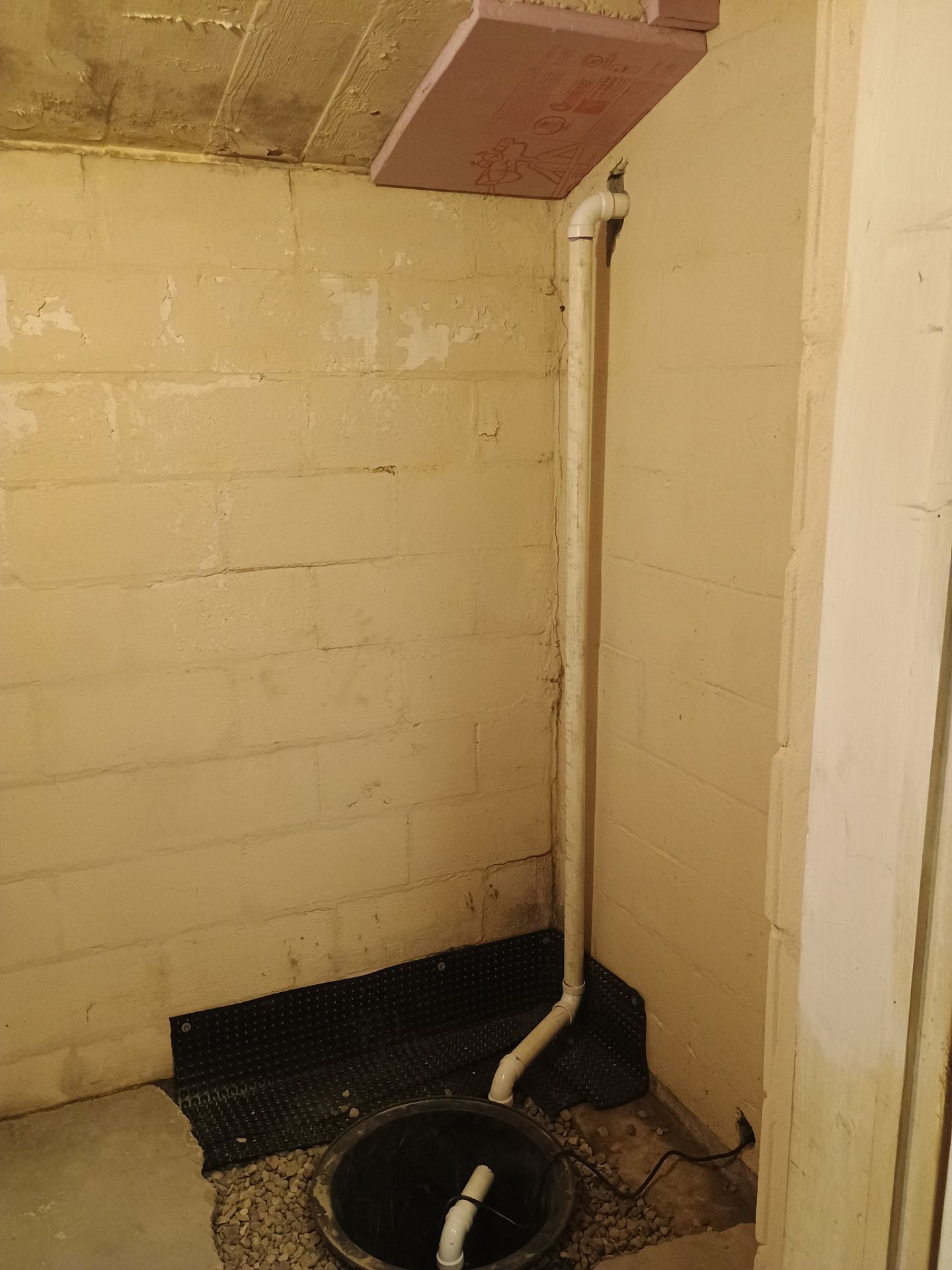 Sump Basin & Discharge Completion in St. Paul, MN by Waterproofing Northeast