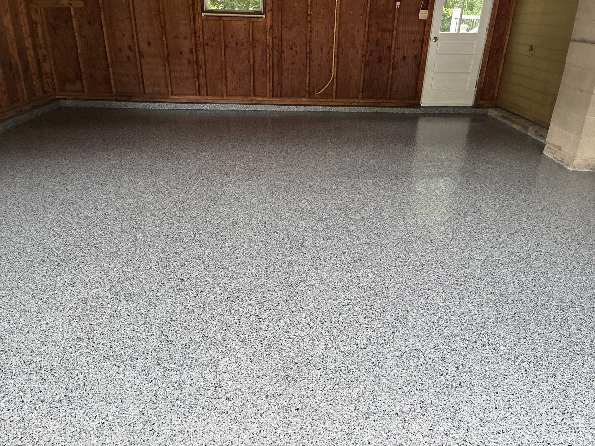 Concrete Floor Coating Using Night fall Color by DiGiorgi Roofing and Siding Inc