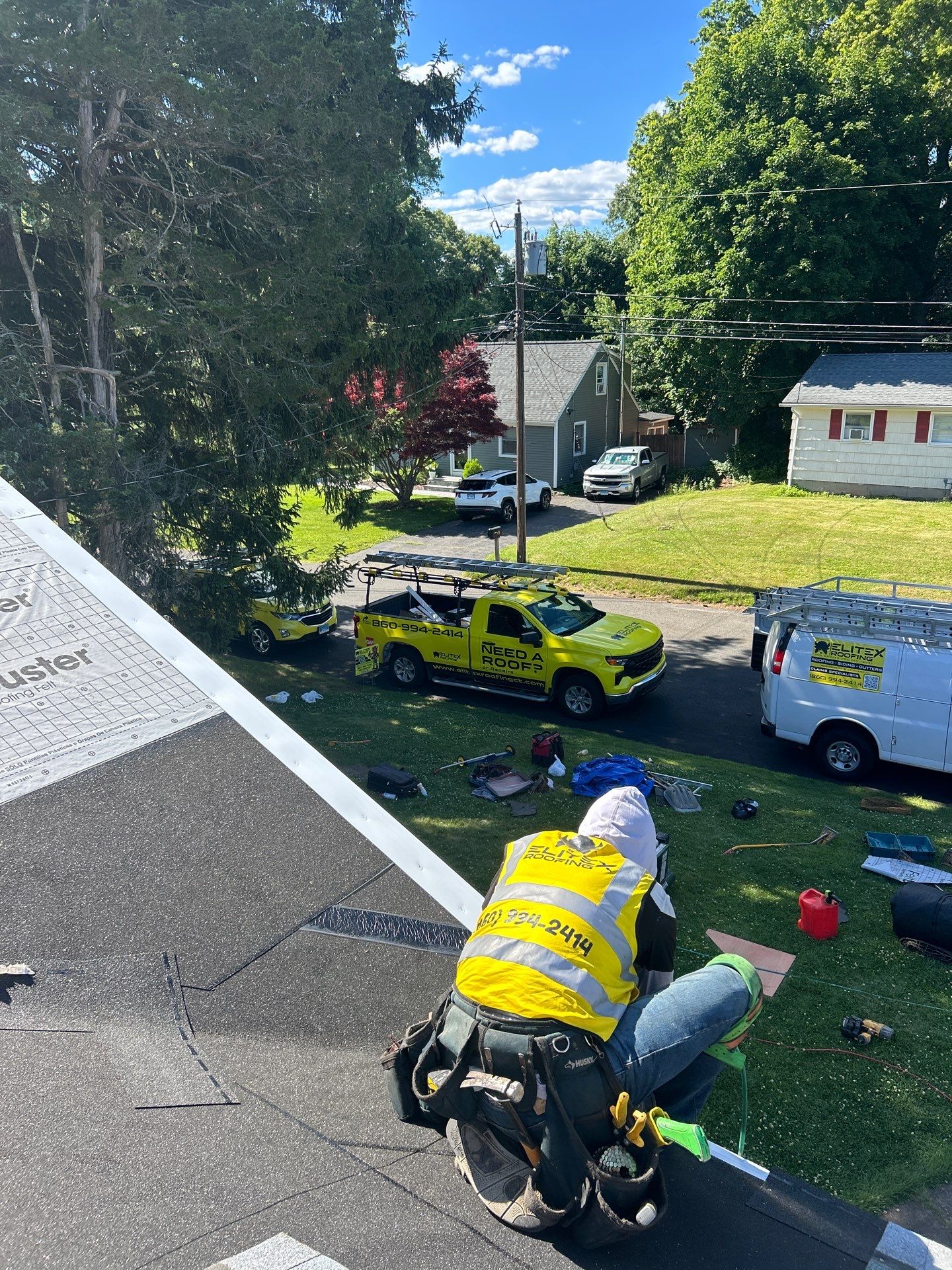 Project in Southington, CT by Elitex Roofing
